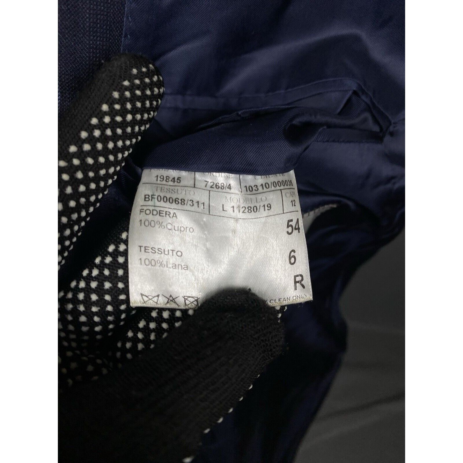 Canali Canali Men's Blue Wool Striped Blazer Sportcoat Jacket Size Size 54R - 11 Thumbnail