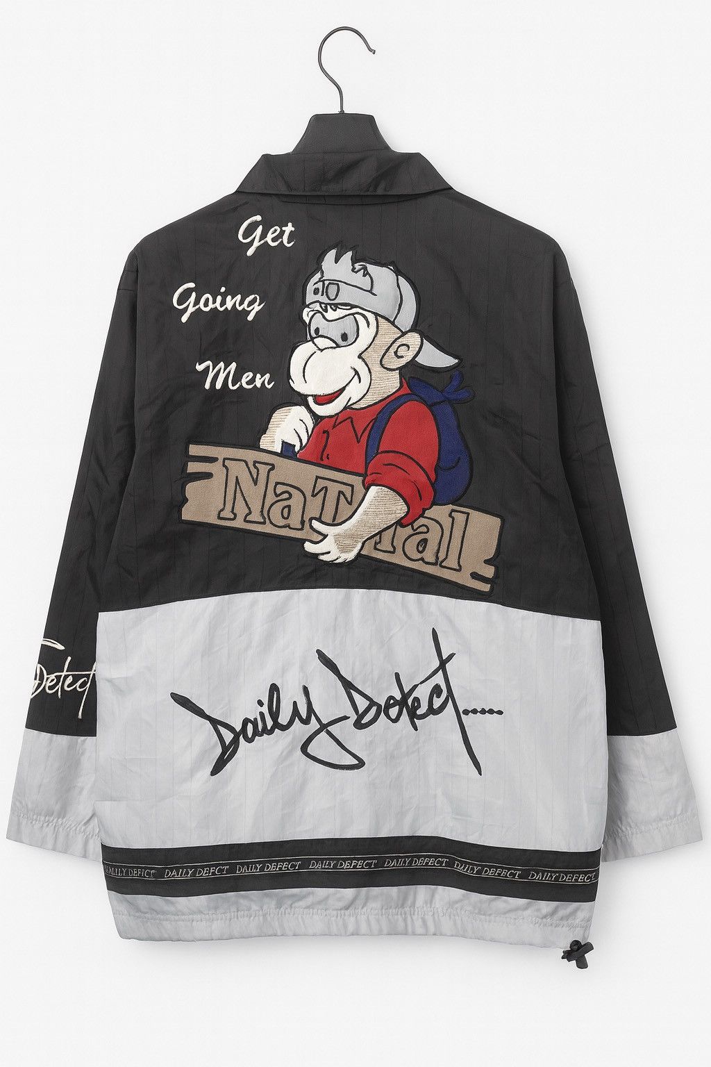 Vintage Vintage Daily Detect Cartoon Graphic Windbreaker Jacket Size US M / EU 48-50 / 2 - 1 Thumbnail