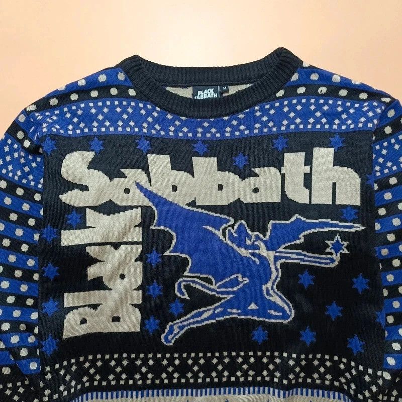 Black Sabbath Black Sabbath Official Purple Christmas "Ugly" Sweater M Size US M / EU 48-50 / 2 - 4 Thumbnail