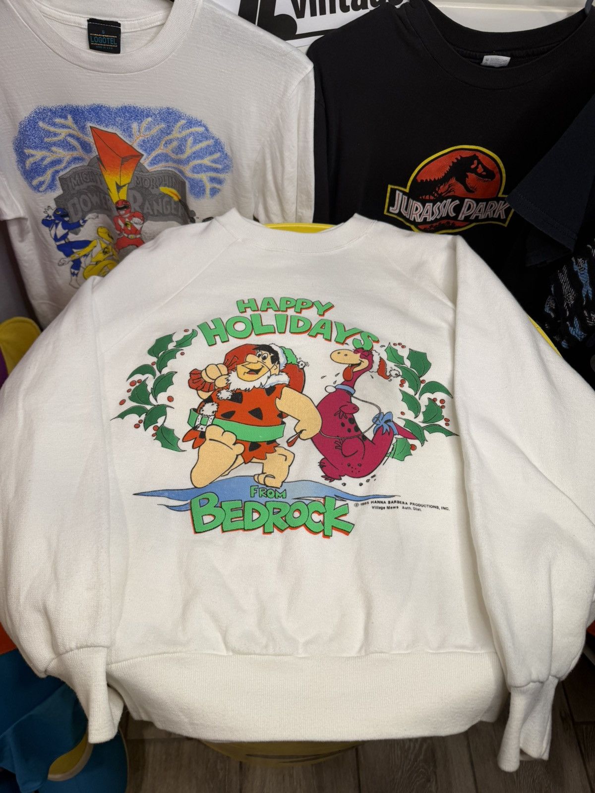 Vintage 1985 Flintstones holiday crewneck Size US M / EU 48-50 / 2 - 1 Thumbnail