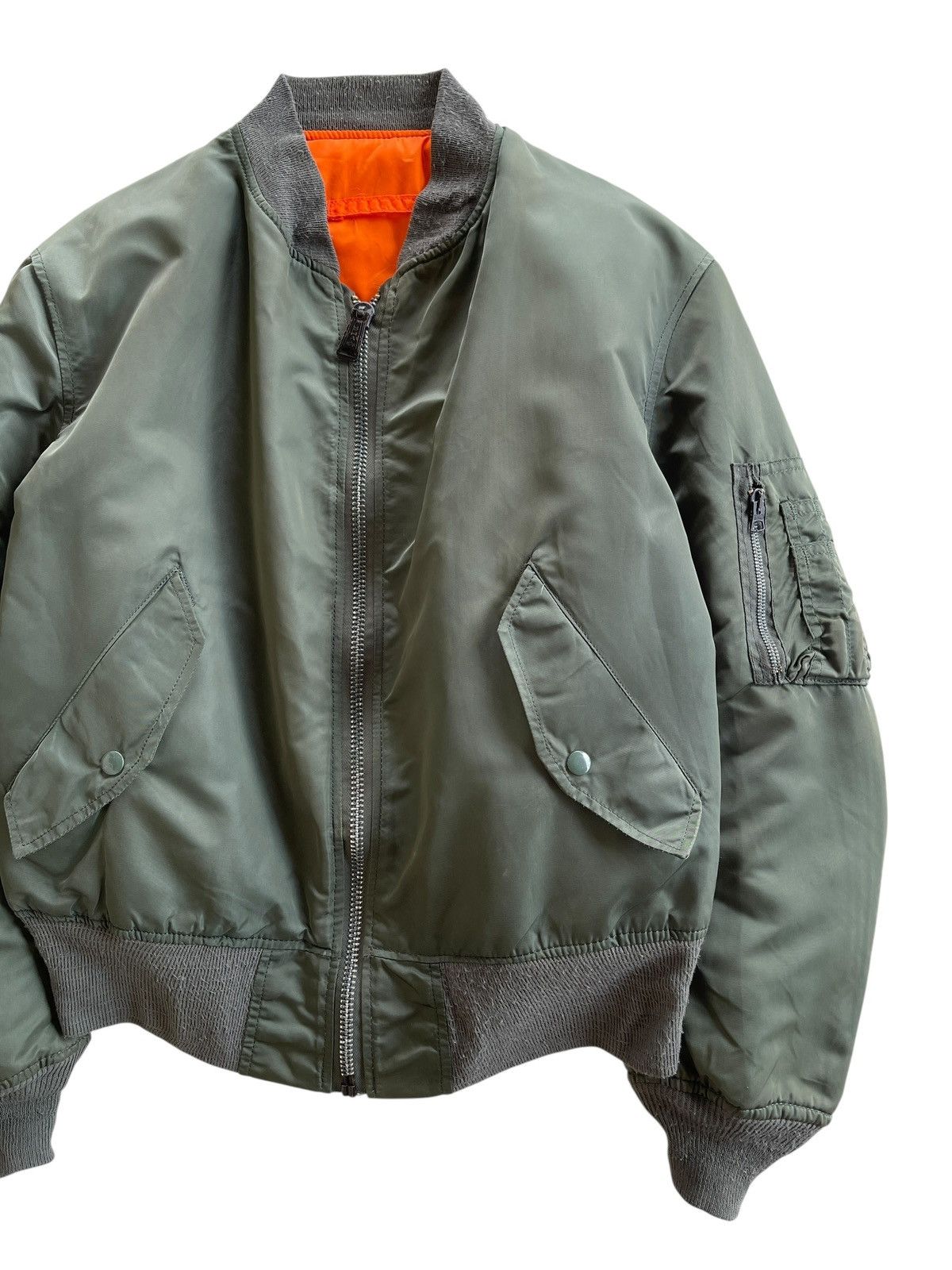 Alpha Industries Vintage Alpha Industries MA-1 Bomber Jacket Size US M / EU 48-50 / 2 - 4 Thumbnail