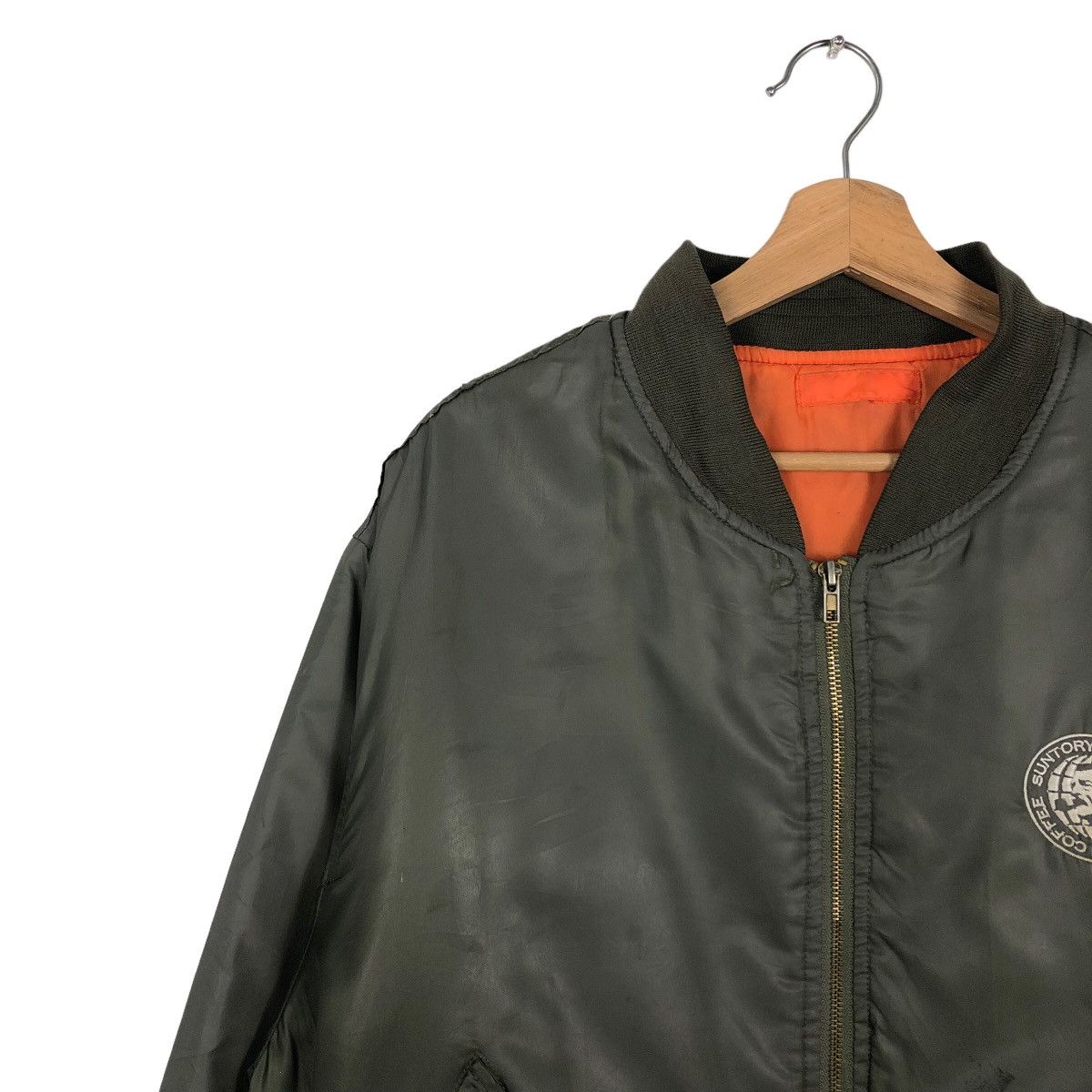 Japanese Brand 🔥90’s Riot Riot Vintage Bomber Jacket Suntory Coffee Size US M / EU 48-50 / 2 - 7 Thumbnail