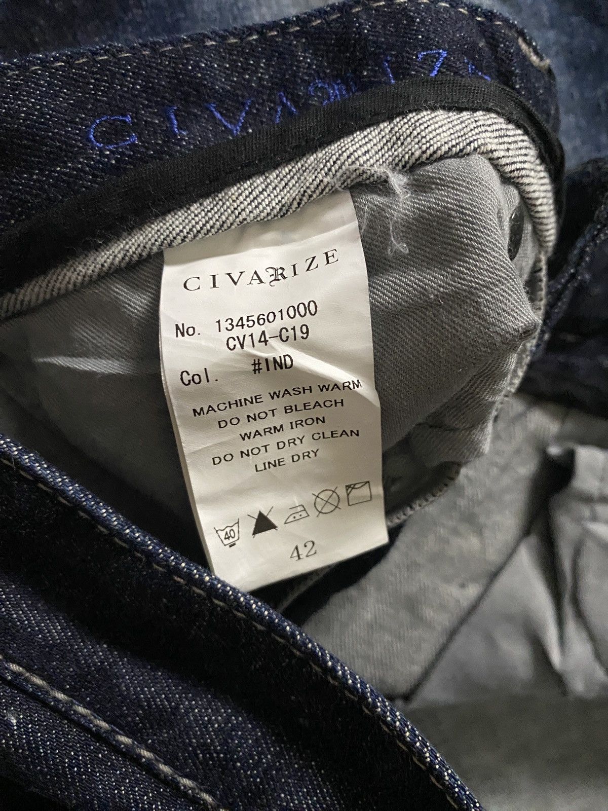 If Six Was Nine 2000's Civarize Seawash Splatter Clawmark Flared Jeans Size US 28 / EU 44 - 12 Thumbnail