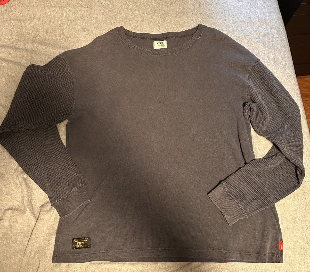 Wtaps WTAPS LONGSLEEVE WAFFLE 03 TEE Size US M / EU 48-50 / 2 - 1 Thumbnail
