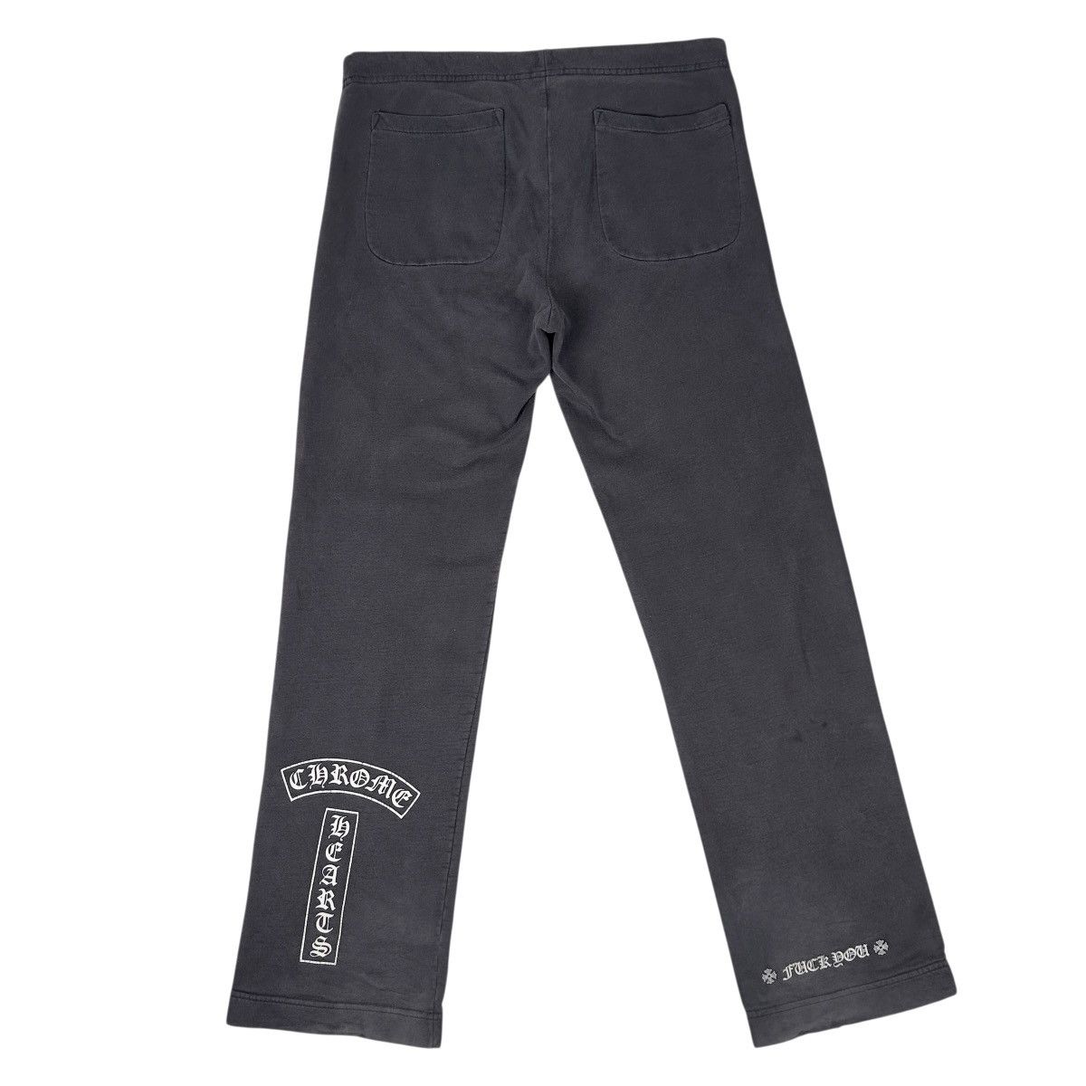 Chrome Hearts Vintage Chrome Hearts Sweatpants Baggy Flare Drawstring TBar Size US 32 / EU 48 - 4 Thumbnail