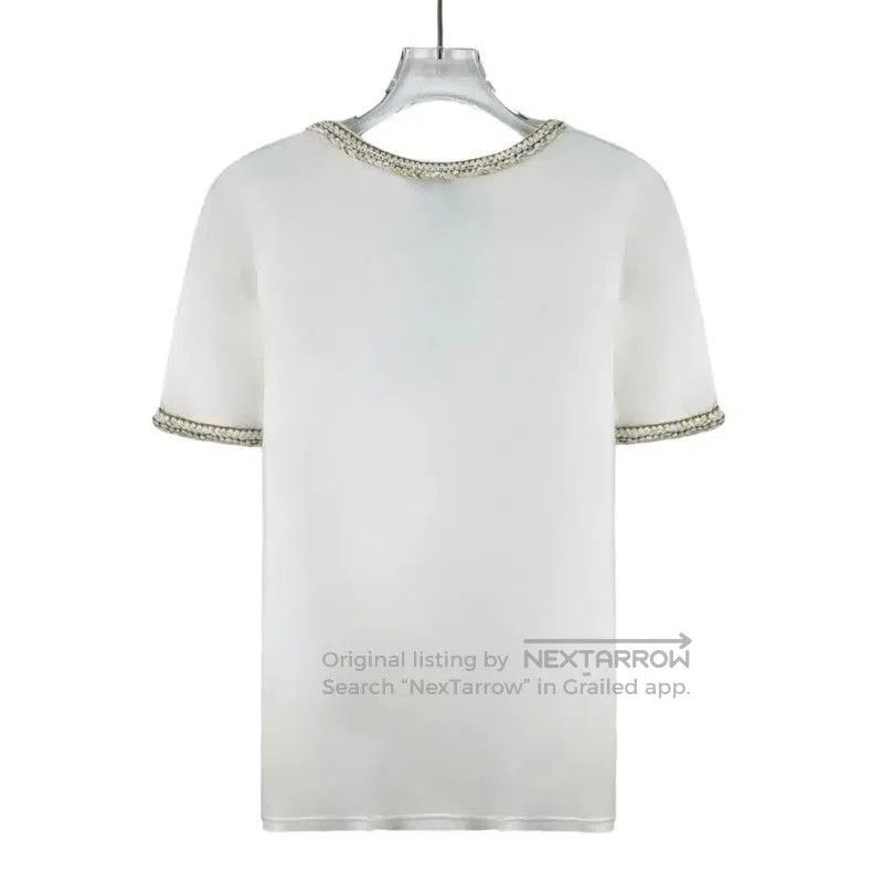 Chanel Chanel White Cotton Women’s T-Shirt . Size XS / US 0-2 / IT 36-38 - 2 Thumbnail