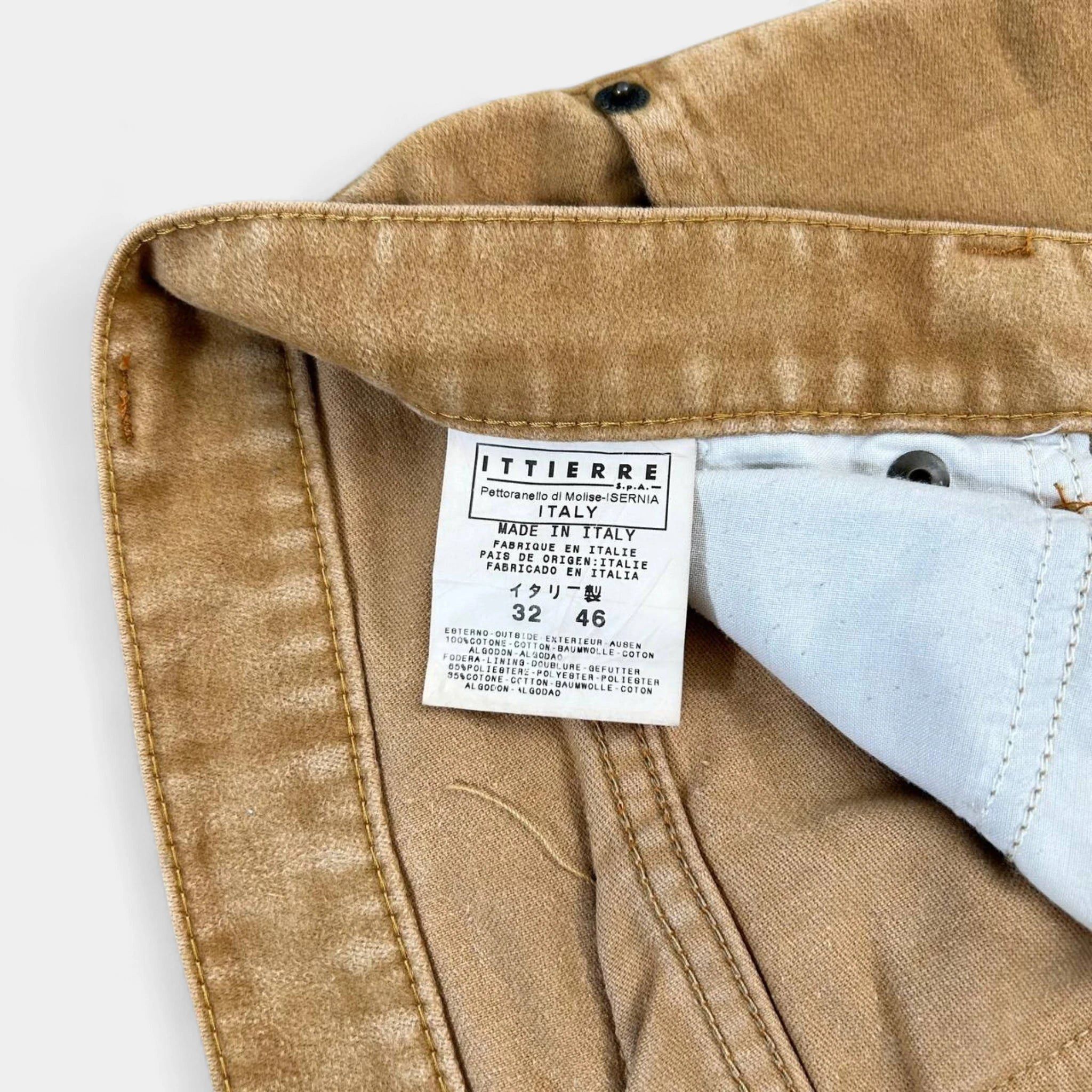 Dolce & Gabbana Dolce & Gabbana Beige Vintage Baggy Pants Size US 30 / EU 46 - 7 Thumbnail