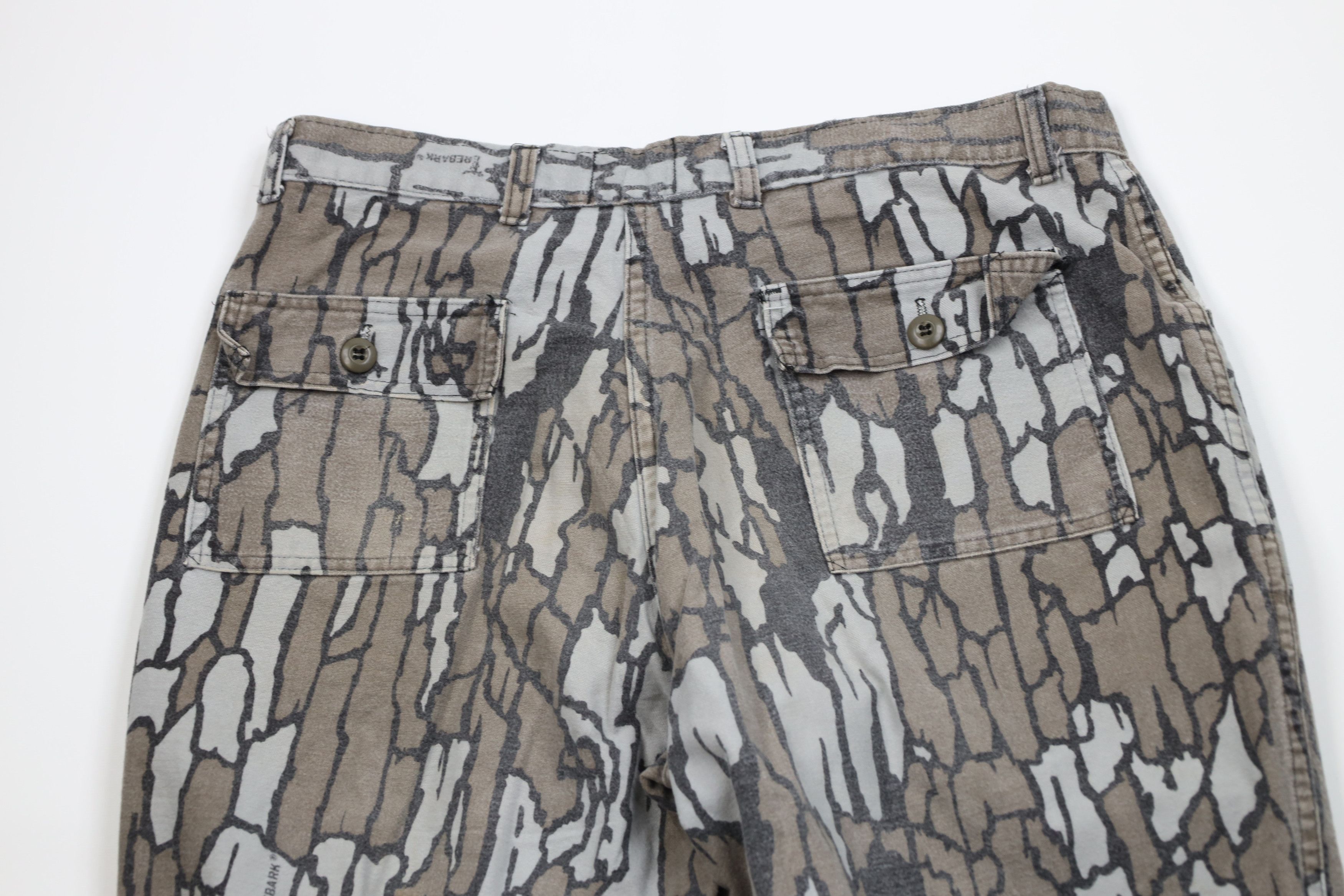 Vintage Vintage 70s 80s Trebark Camouflage Wide Leg Cargo Pants USA Size US 38 / EU 54 - 12 Thumbnail