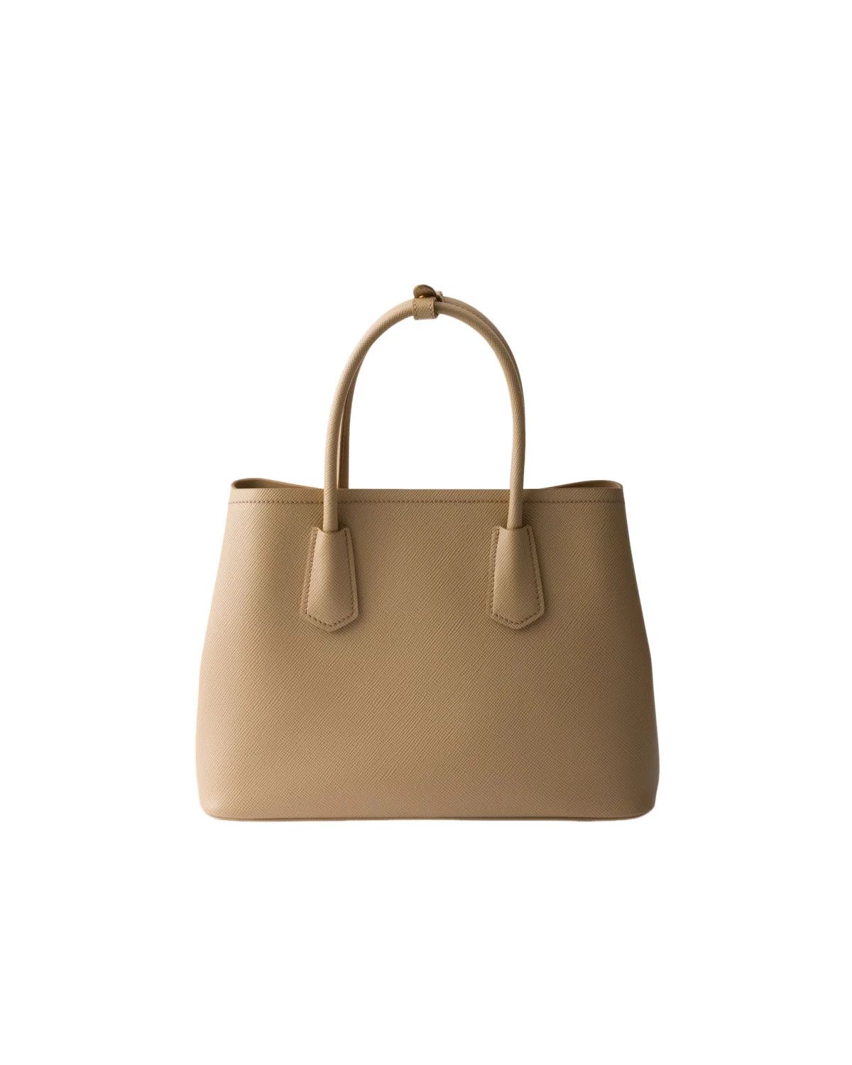 Prada PRADA Med Double Saffiano Sand Beige Top Handle New Size ONE SIZE - 3 Thumbnail