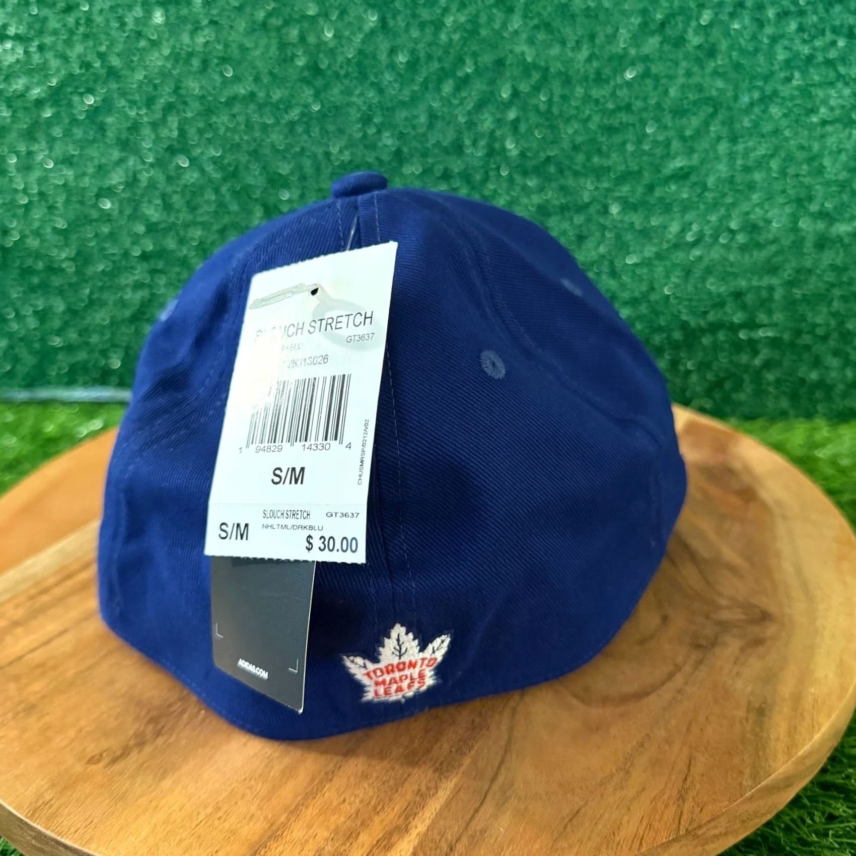 Adidas Adidas Slouch Hat Cap Mens Small Medium Blue Stretch NWT NHL Toronto Maple Leafs Baseball Cap Slouch Stretch Mens Size ONE SIZE - 4 Thumbnail