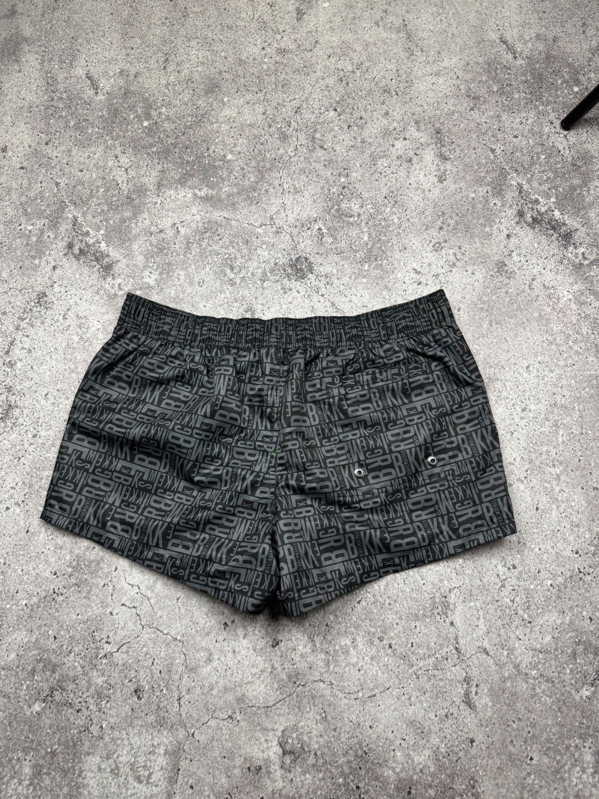 Dirk Bikkembergs Mens Vintage Bikkembergs Monogram Swim Shorts Nylon Size US 30 / EU 46 - 5 Thumbnail