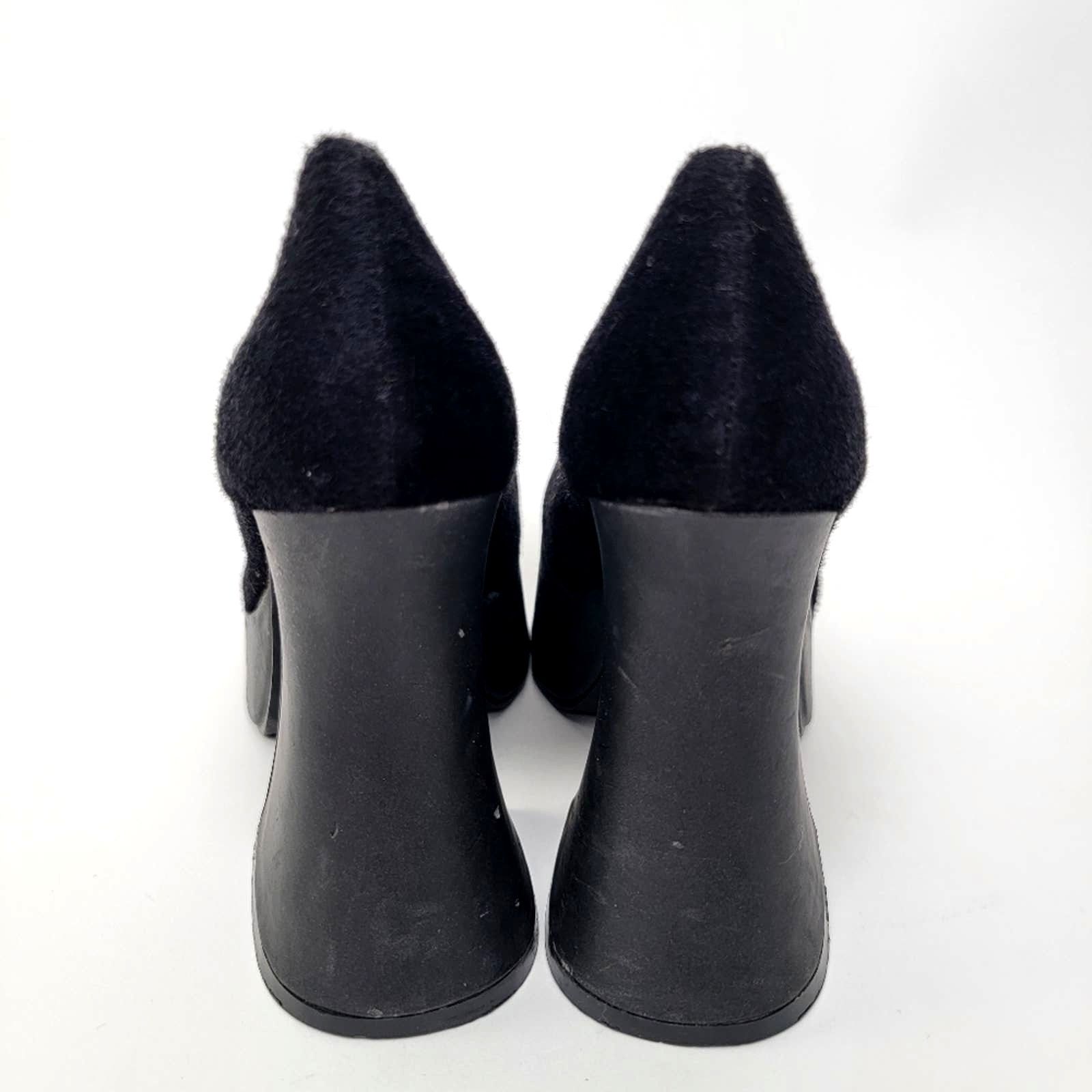 Vintage Vintage 90s Morbid Threads Goth High Heel Platform Shoes Size US 8 / IT 38 - 8 Thumbnail