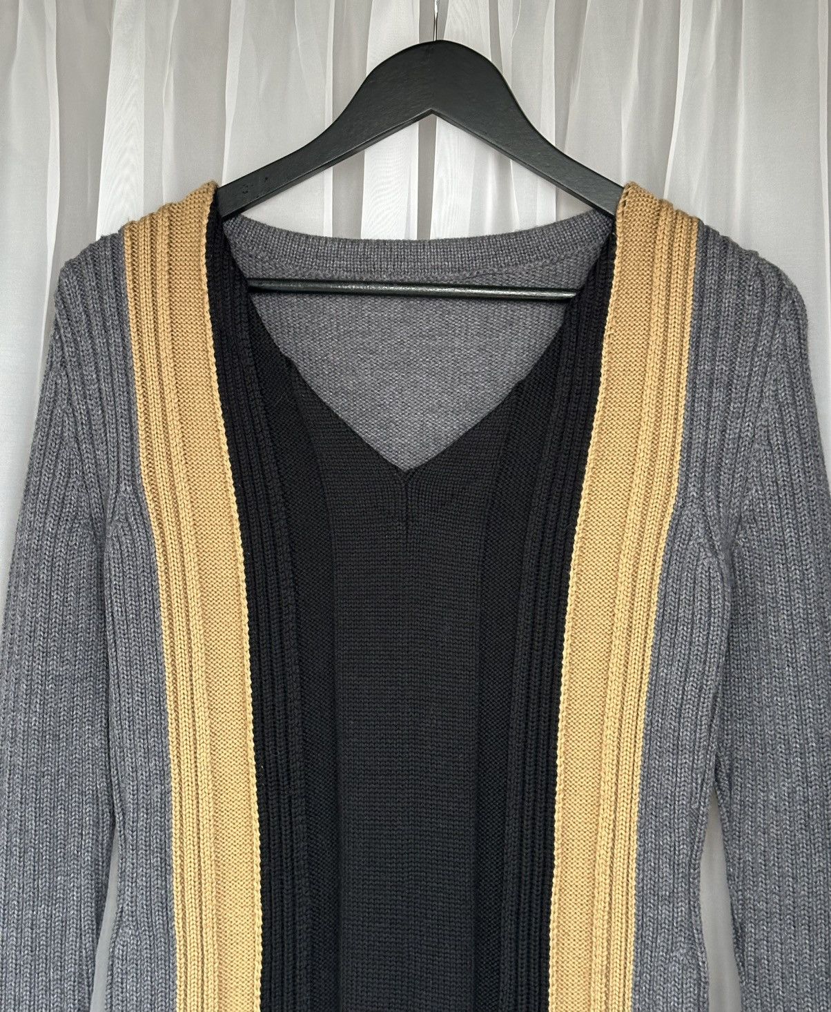 Miu Miu × Prada × Vintage MIU MIU SS2015 Inside Out Knit Wool Sweater prada Vintage S Size US S / EU 44-46 / 1 - 3 Thumbnail