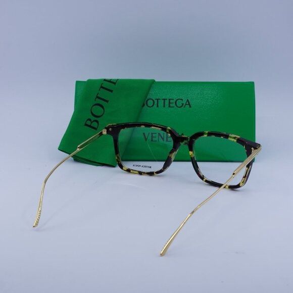 Bottega Veneta Bottega Veneta BV1009O 003 Eyeglasses Havana/Gold 54mm Size ONE SIZE - 10 Thumbnail