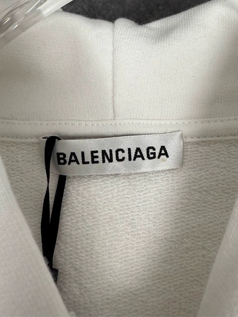 Balenciaga Balenciaga White hooded sweater Size US S / EU 44-46 / 1 - 3 Thumbnail