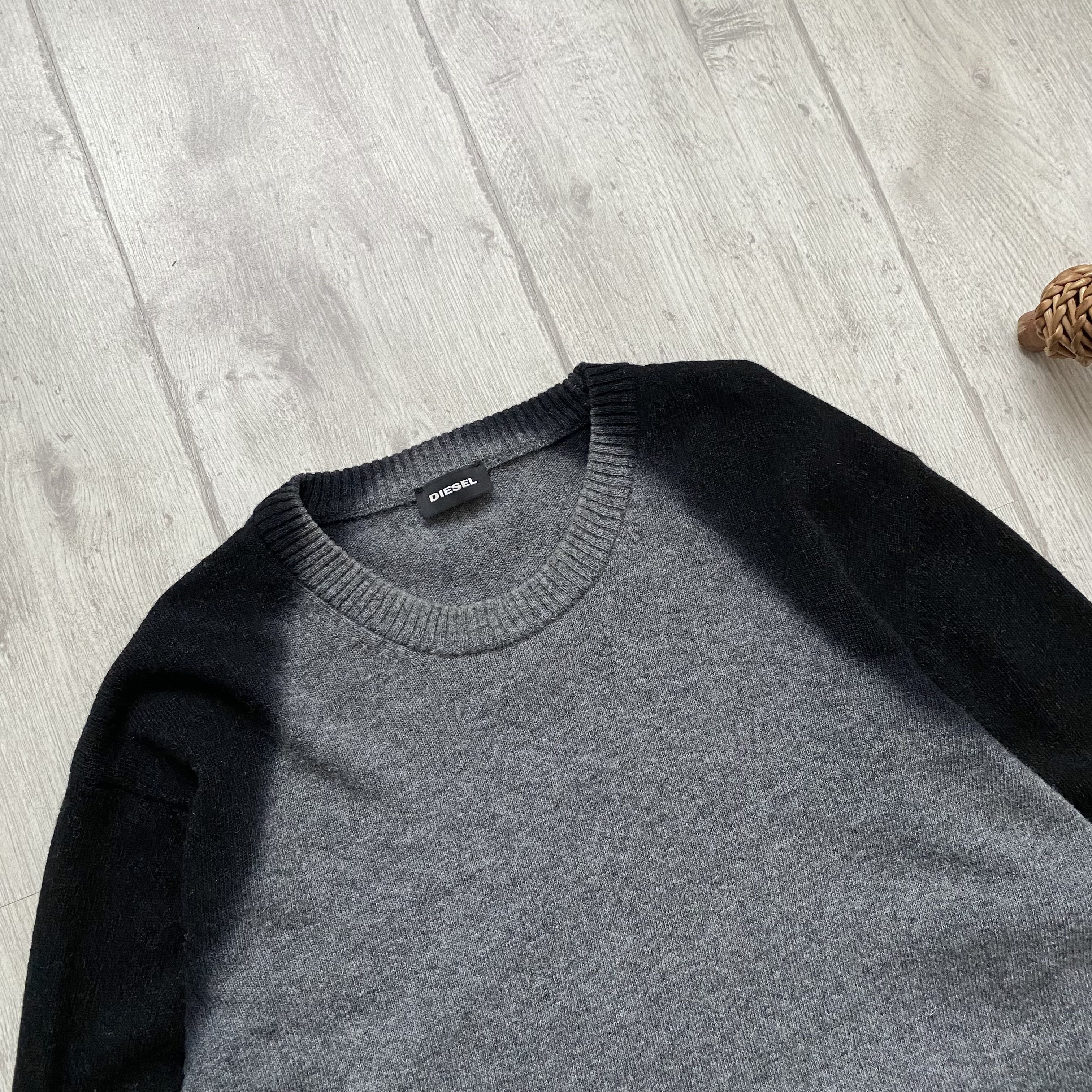 Diesel 🔥 Vintage 00s Diesel Wool knit Sweater Avantgarde Pullover Size US XL / EU 56 / 4 - 2 Thumbnail