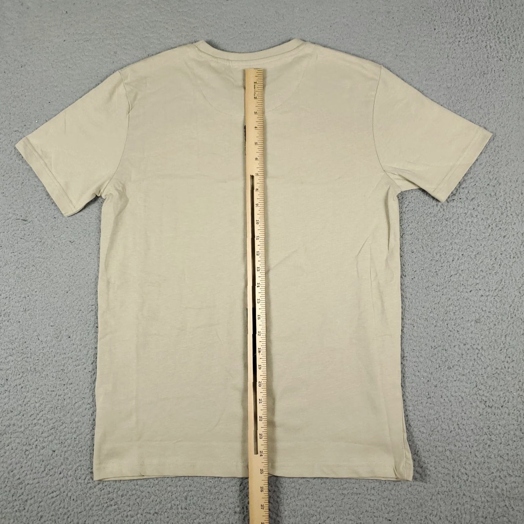 Denime Denim & Flower T-Shirt Unisex Adults Size S Beige Cotton Short Sleeve Crew Neck Graphic Pug Bad Santa Size US S / EU 44-46 / 1 - 4 Thumbnail