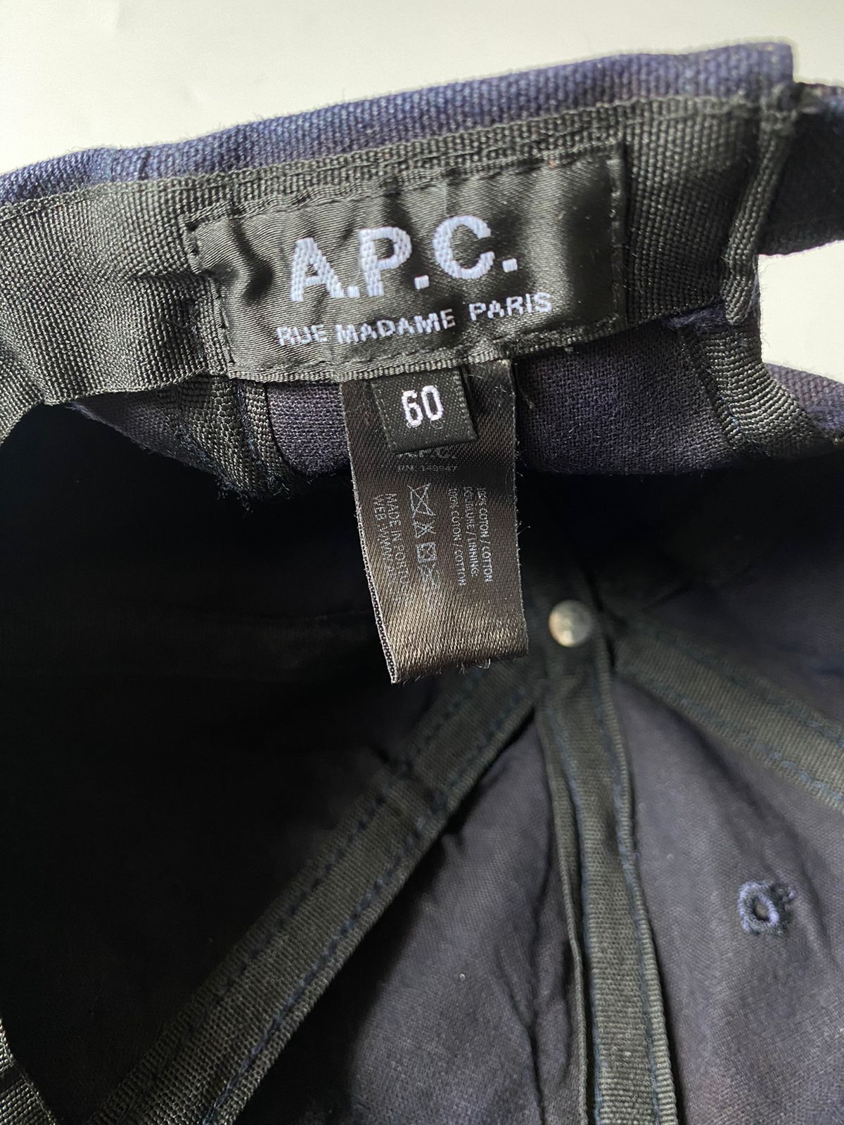 A.P.C. × Japanese Brand APC Baseball Caps Rafel Denim Best Quality Material Size ONE SIZE - 5 Thumbnail