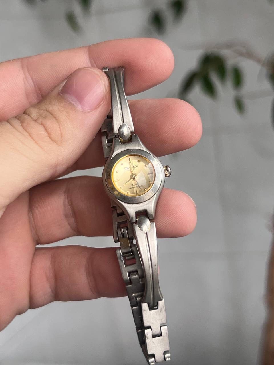 Japanese Brand Glamour Minimalistic Omax Steel Bracelet Watches Vintage Size ONE SIZE - 3 Thumbnail
