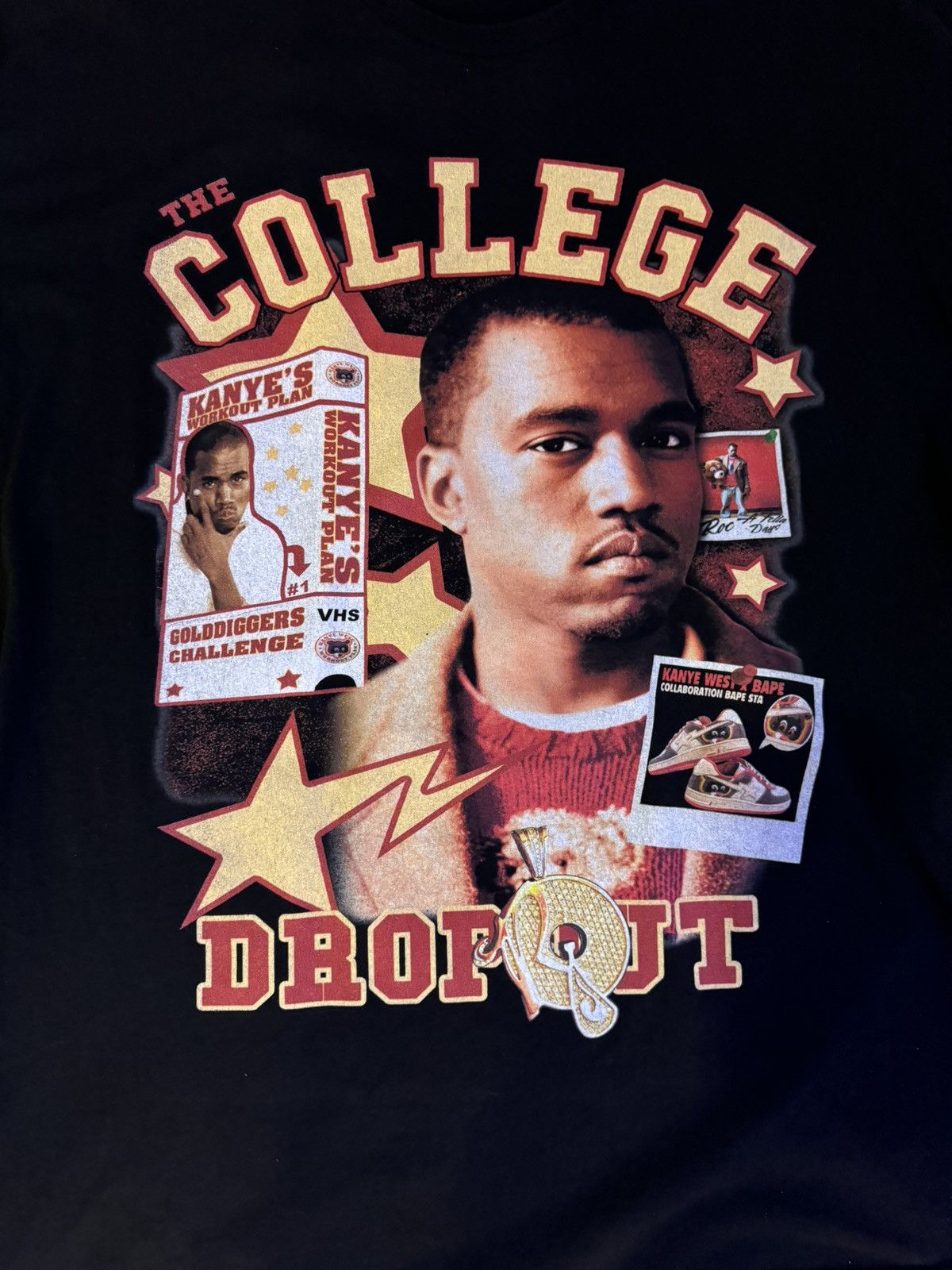 Vintage The College Dropout Album Tee Kanye West Size US XXL / EU 58 / 5 - 3 Thumbnail