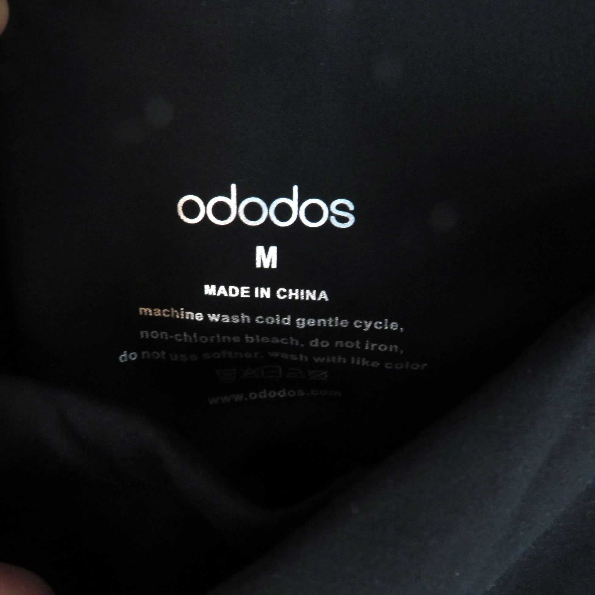 Other Ododos Women's Black High-Waisted Yoga Leggings Size M NWT Size 24" / US 00 / IT 34 - 3 Thumbnail