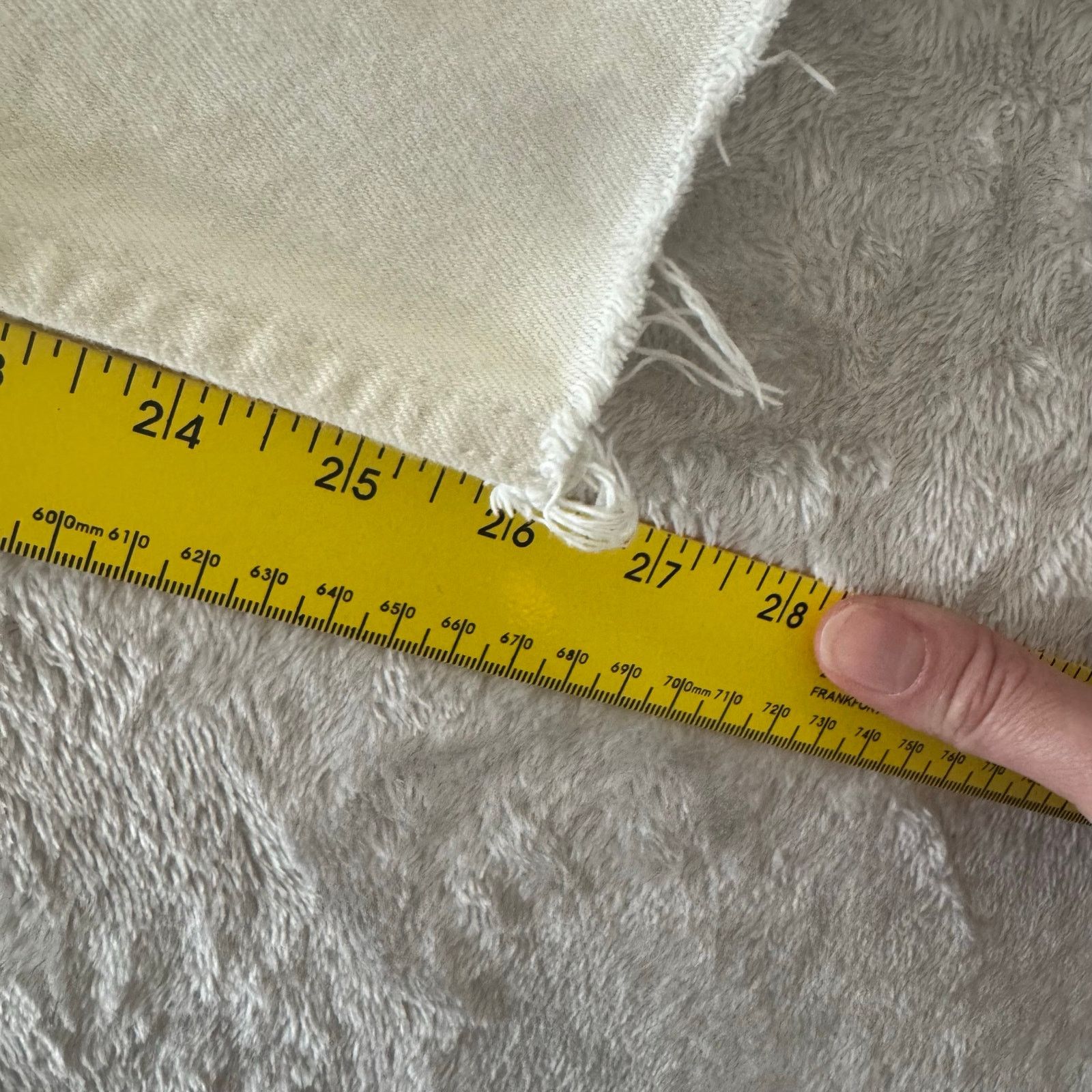 RE/DONE ReDone 90s High Rise Ankle Crop Button Fly Jeans 24 White Size 24" / US 00 / IT 34 - 11 Thumbnail