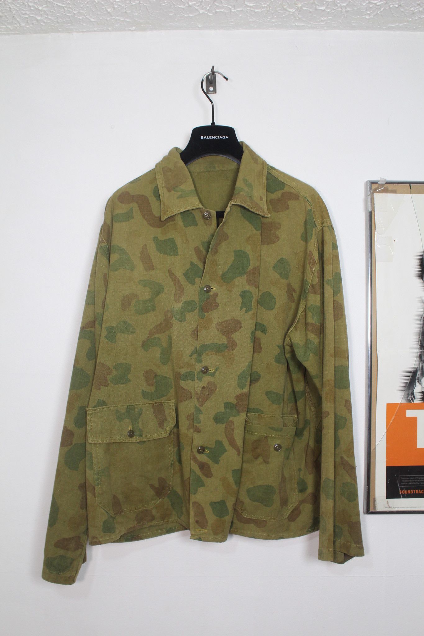 Vintage Vintage Military Duck Camo Chore Jacket Size US S / EU 44-46 / 1 - 1 Thumbnail
