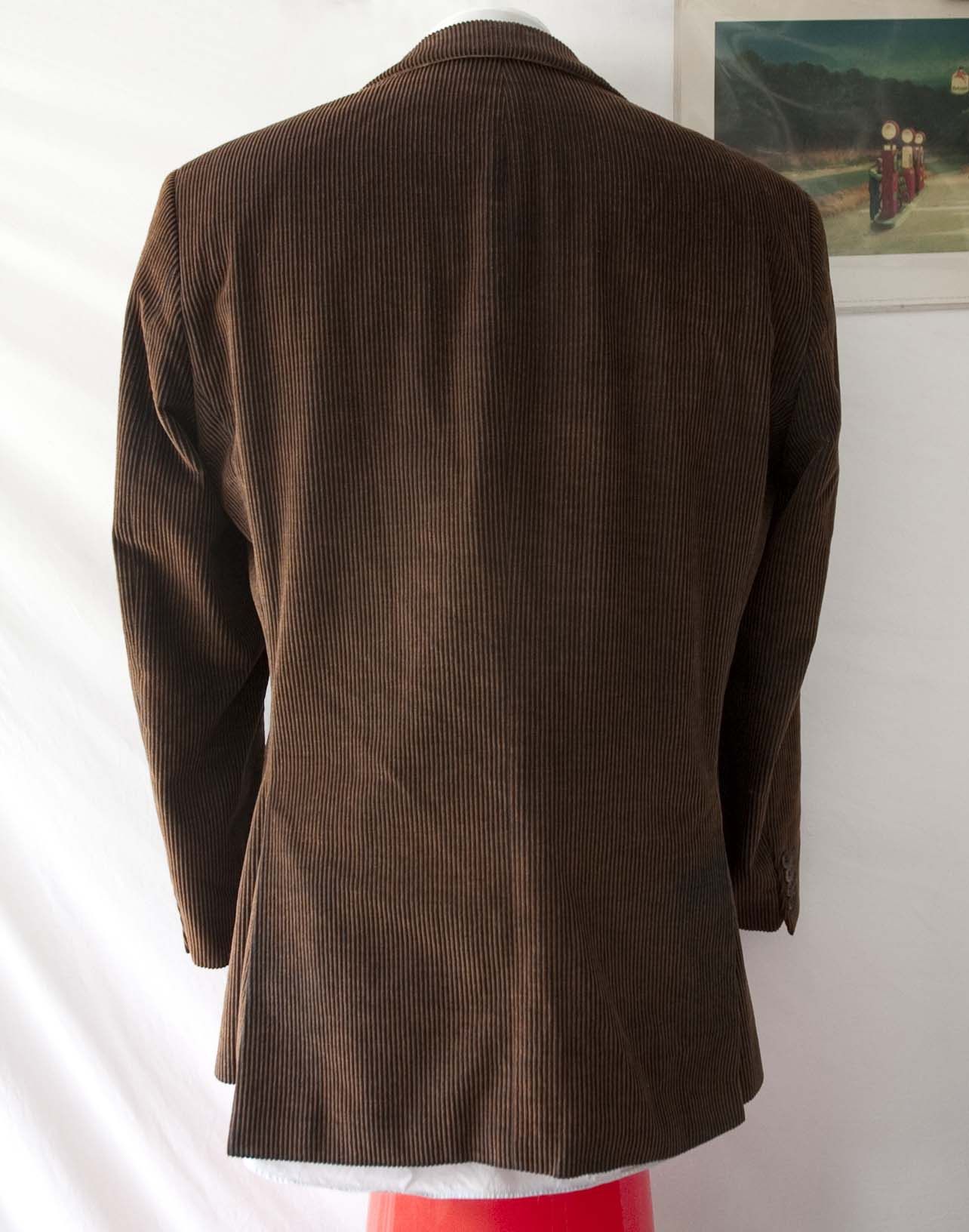 Hugo Boss Hugo Boss Jacket Maselli Corduroy Size 48IT /38US Brown Size 38R - 8 Thumbnail
