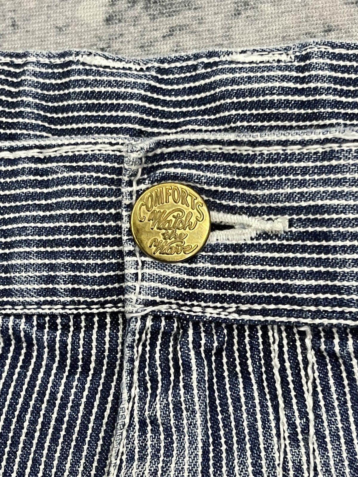Japanese Brand Dogman Hickory Stripe Multipocket Cargo Tactical Pants s11 Size US 38 / EU 54 - 9 Thumbnail