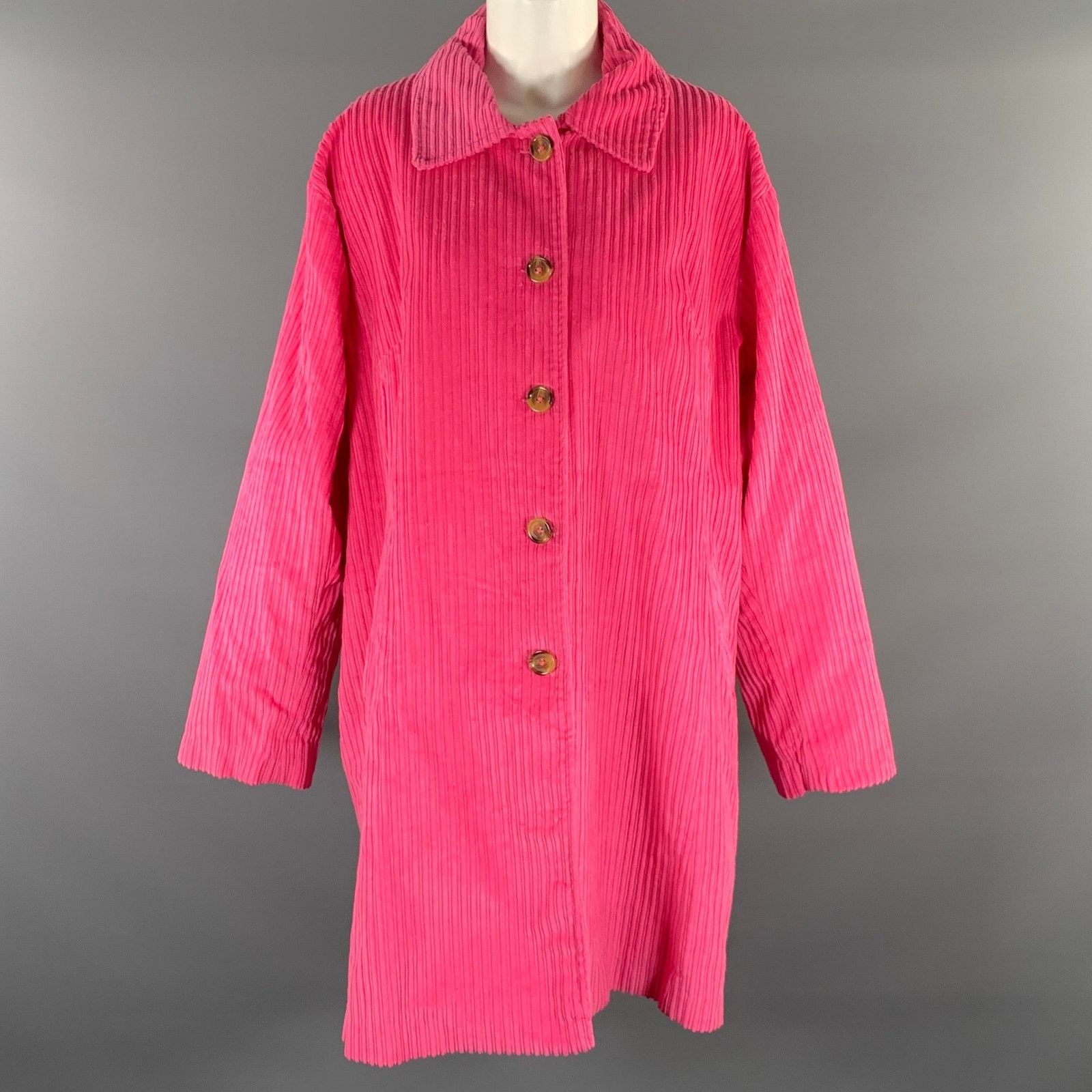 Other FRANCES VALENTINE Size XXL Cotton Corduroy Buttoned Coat Size XXL / US 16-18 / IT 52-54 - 1 Thumbnail