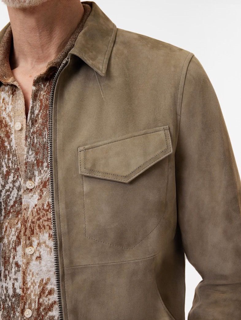John Varvatos Grendale Suede Jacket EU 48 USA 38 Size US M / EU 48-50 / 2 - 3 Thumbnail