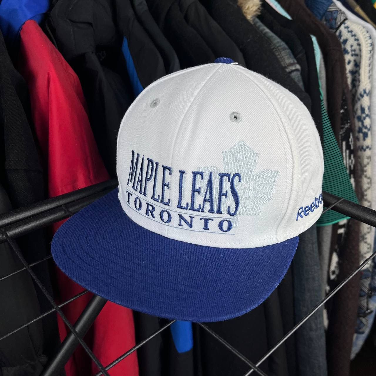 NHL × Vintage Reebok NHL Toronto Maple Leafs Cap Hat Snapback Hockey Size ONE SIZE - 1 Thumbnail