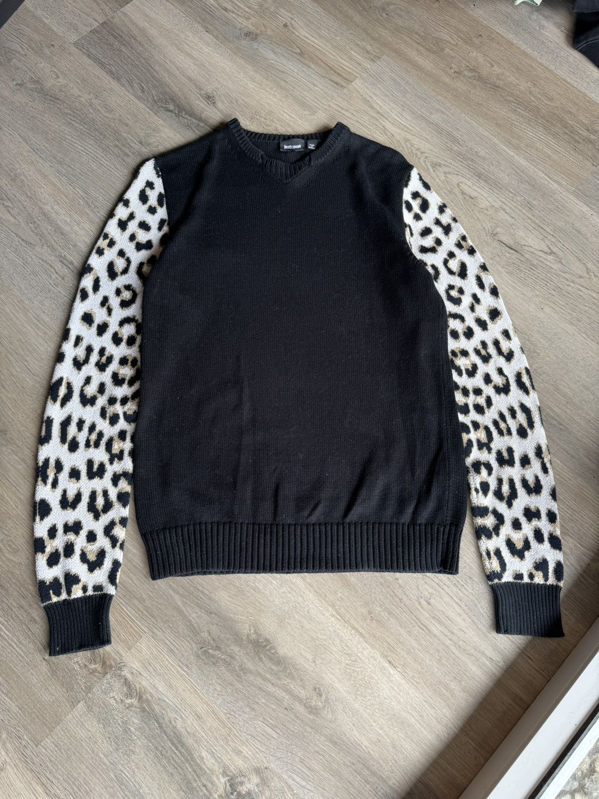 Just Cavalli JUST CAVALLI LEOPARD MOTIF KNITWEAR Size US M / EU 48-50 / 2 - 1 Thumbnail