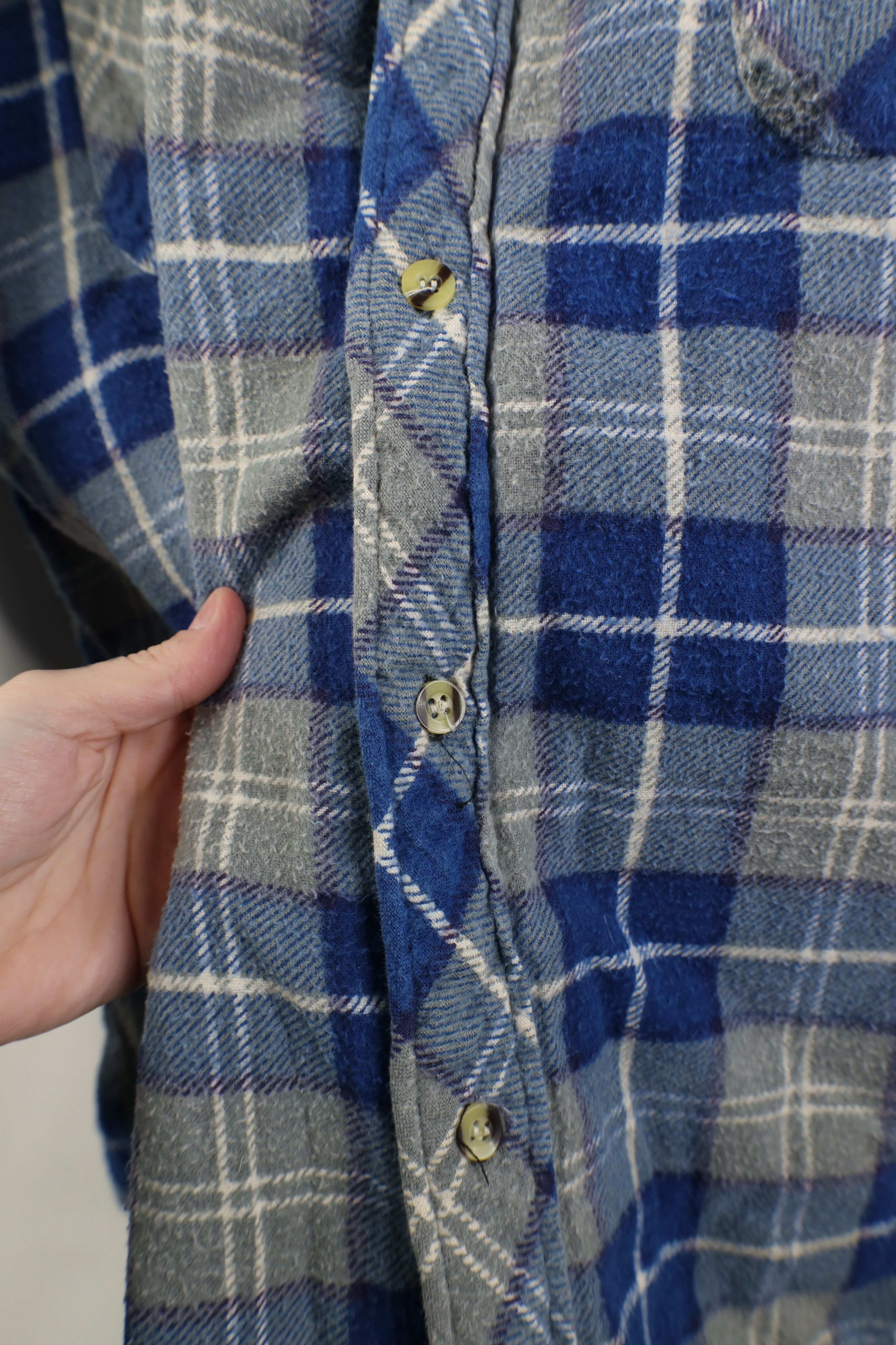 Vintage Vintage 90s Streetwear Flannel Button Shirt Jacket Jac Size US L / EU 52-54 / 3 - 5 Thumbnail