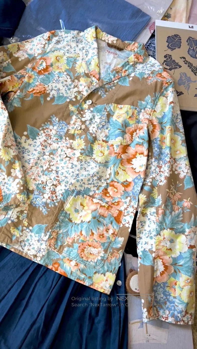 Kapital Kapital Floral Print Light Cotton Jacket Size US M / EU 48-50 / 2 - 3 Thumbnail