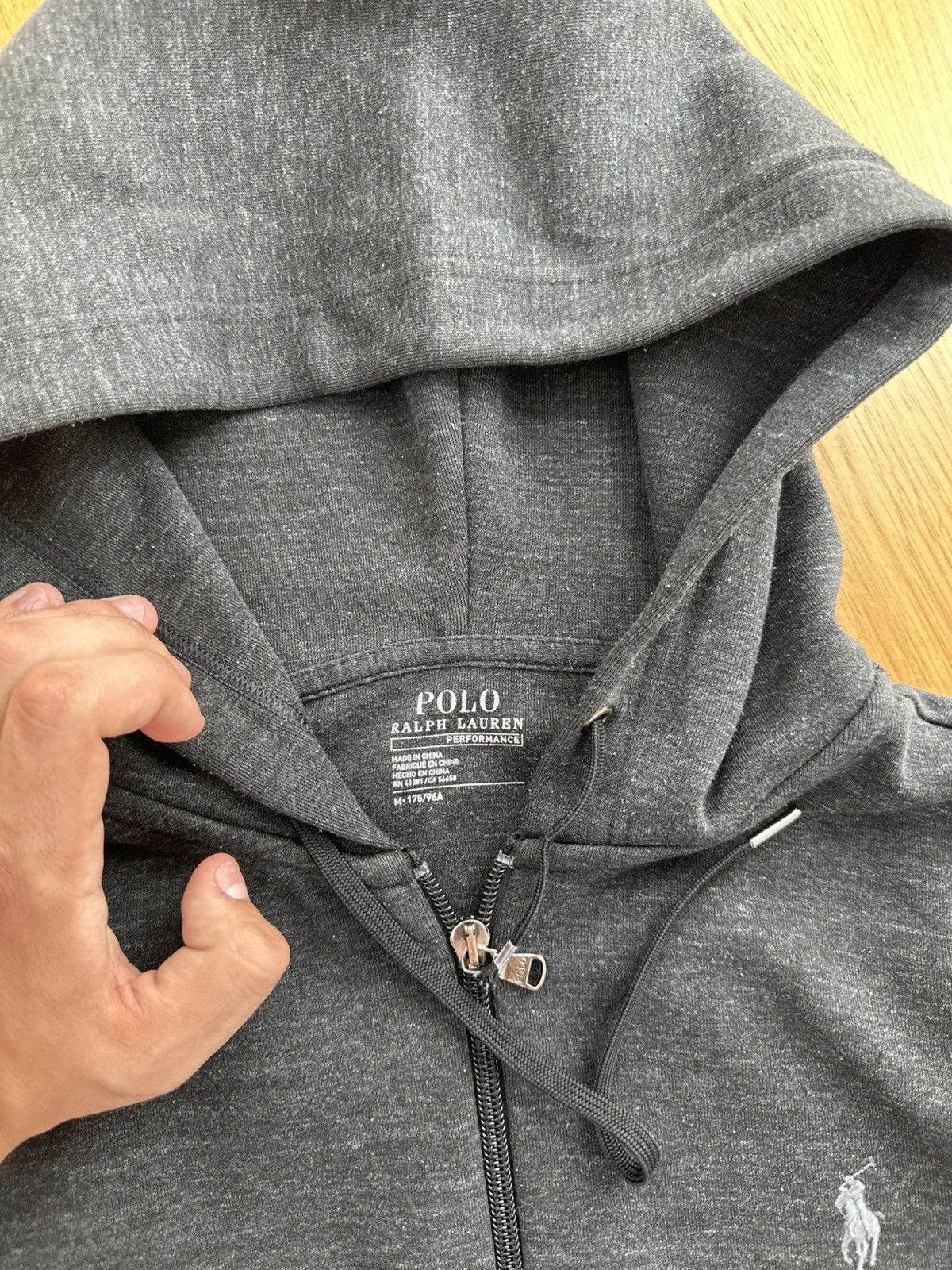 Polo Ralph Lauren Vintage Polo Ralph Lauren Zip Hoodie Gray Logo Size US M / EU 48-50 / 2 - 10 Thumbnail