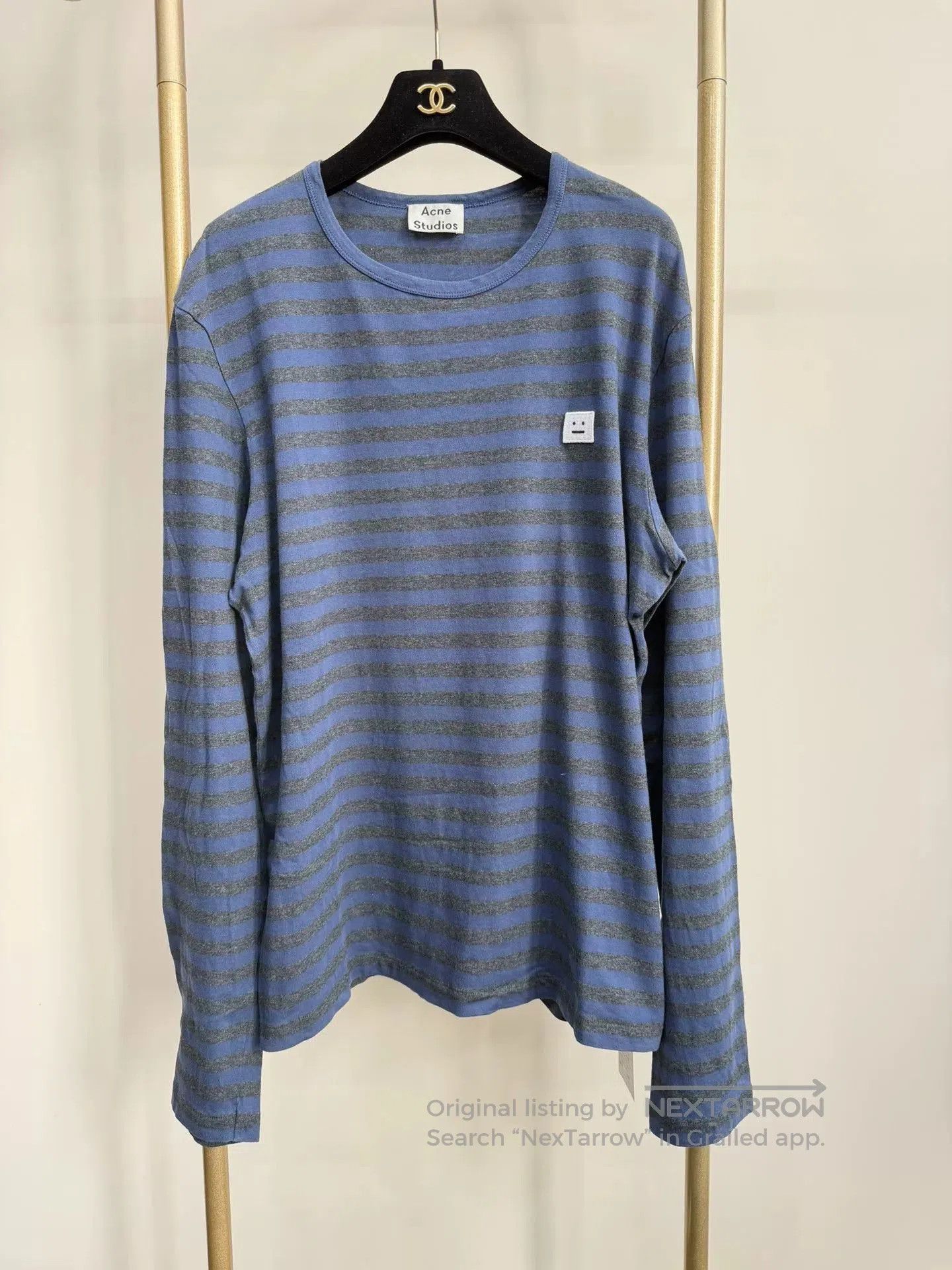 Acne Studios Acne Studios Stripe Smiley Long. Size US XL / EU 56 / 4 - 1 Thumbnail