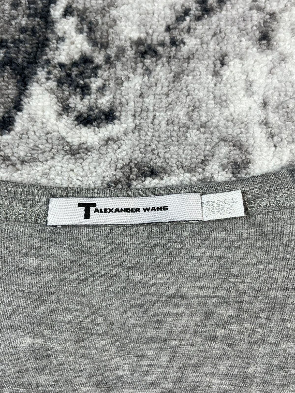 Alexander Wang Alexander Wang T Shirt Grey Minimal Pocket Tee Size US S / EU 44-46 / 1 - 5 Thumbnail