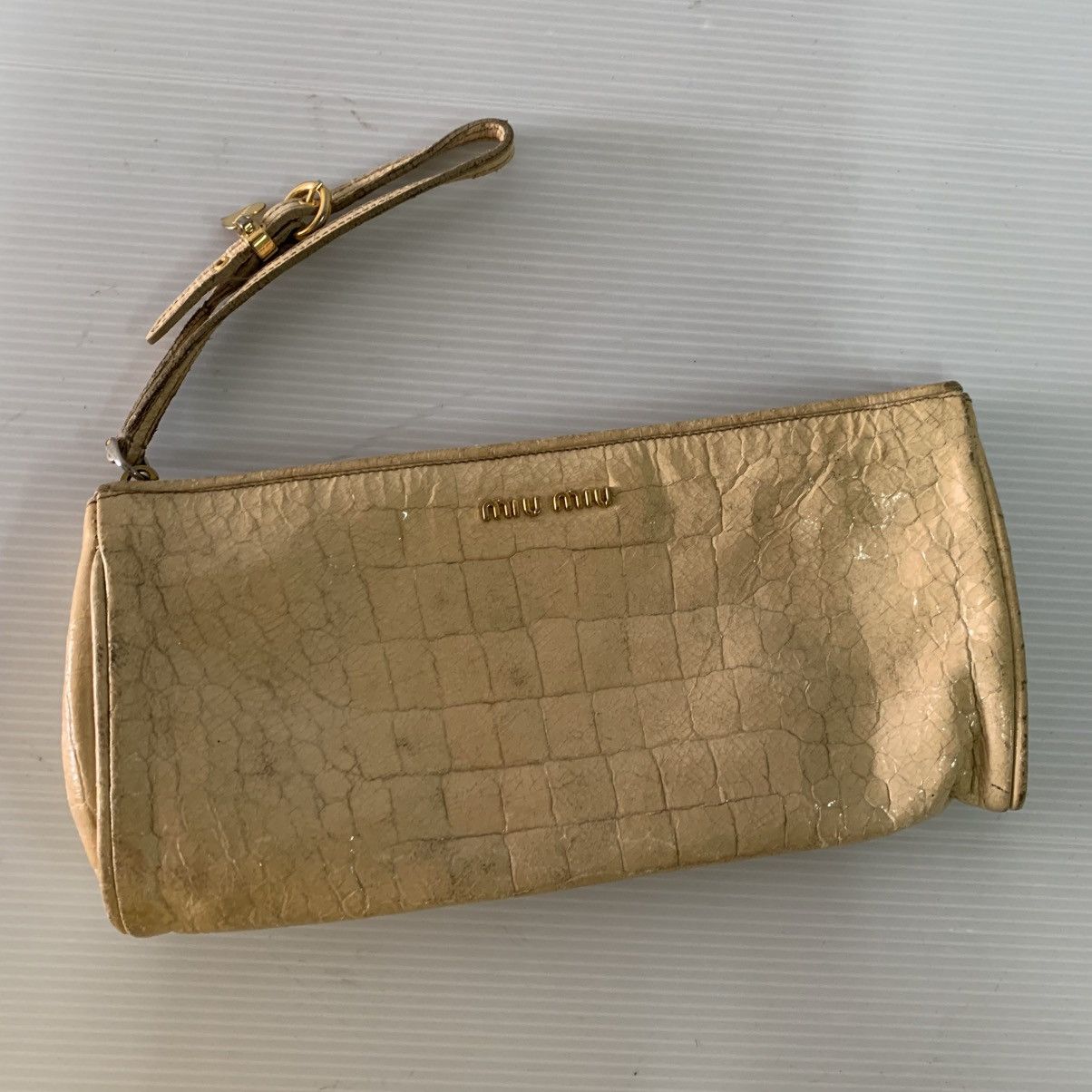 Miu Miu Miu Miu Leather Clutch Bag Size ONE SIZE - 2 Thumbnail