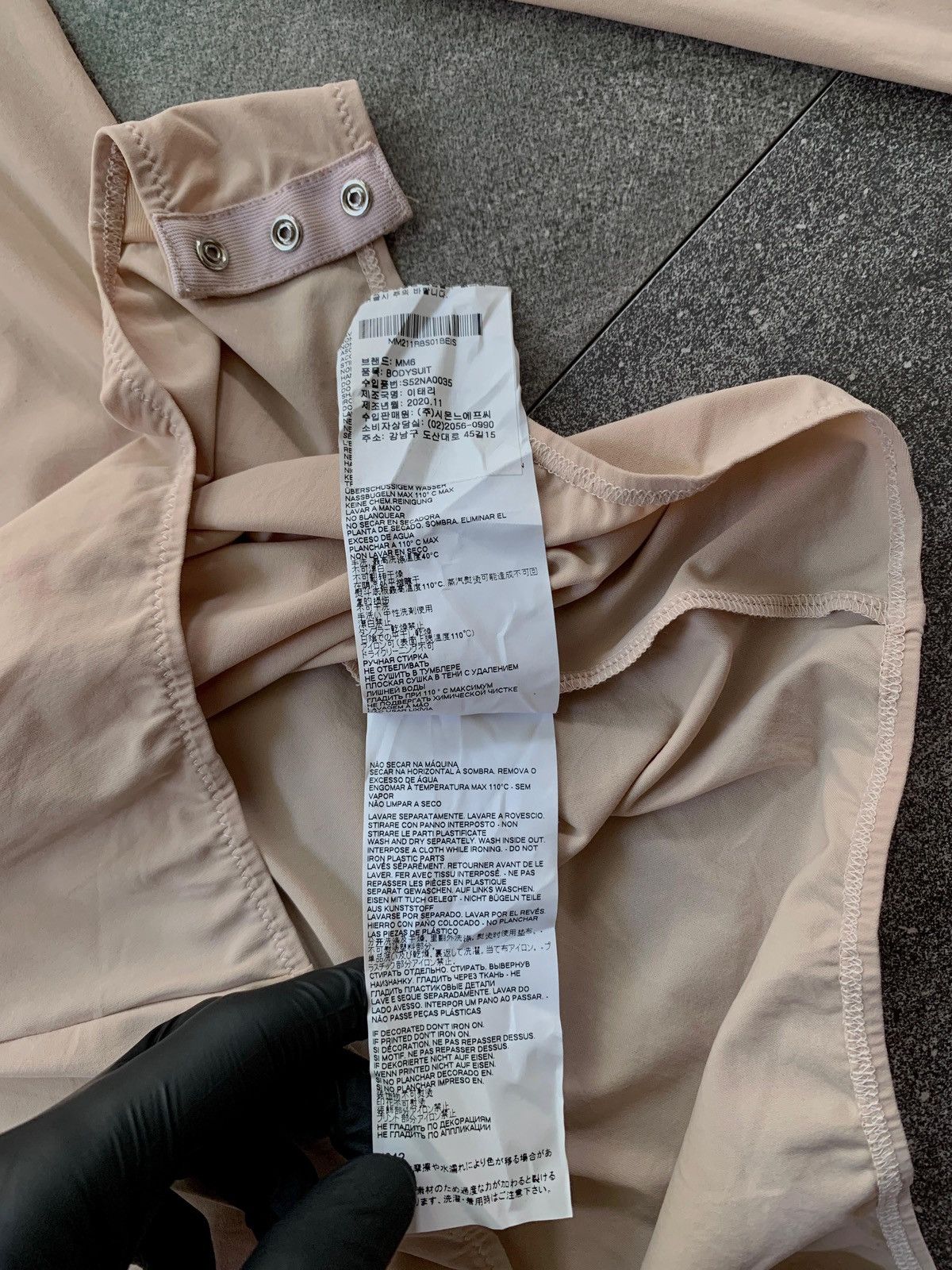 Maison Margiela FREE TAX! Ls MM6 Logo Bodysuit Size S / US 4 / IT 40 - 11 Thumbnail