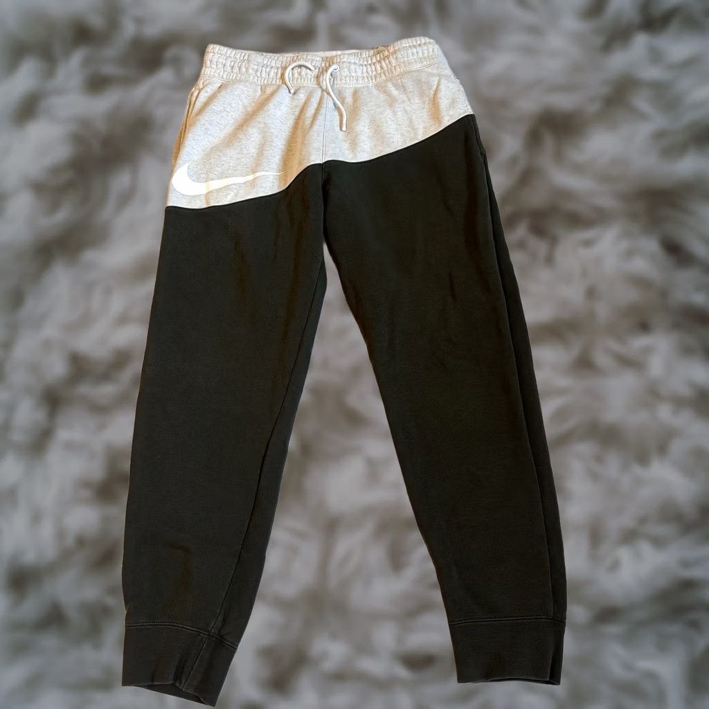 Nike Nike Sportswear Fleece Jogger Pants Mens M Olive Green Tapered Size US 31 - 1 Thumbnail