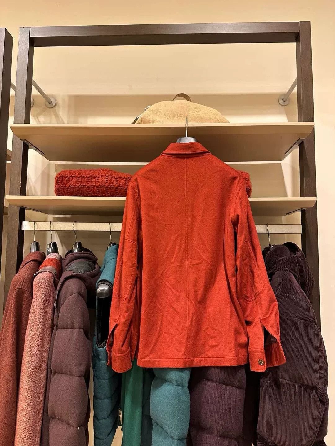 Ermenegildo Zegna Zegna Oasi Cashmere Red Shirt Jacket Size US M / EU 48-50 / 2 - 4 Thumbnail