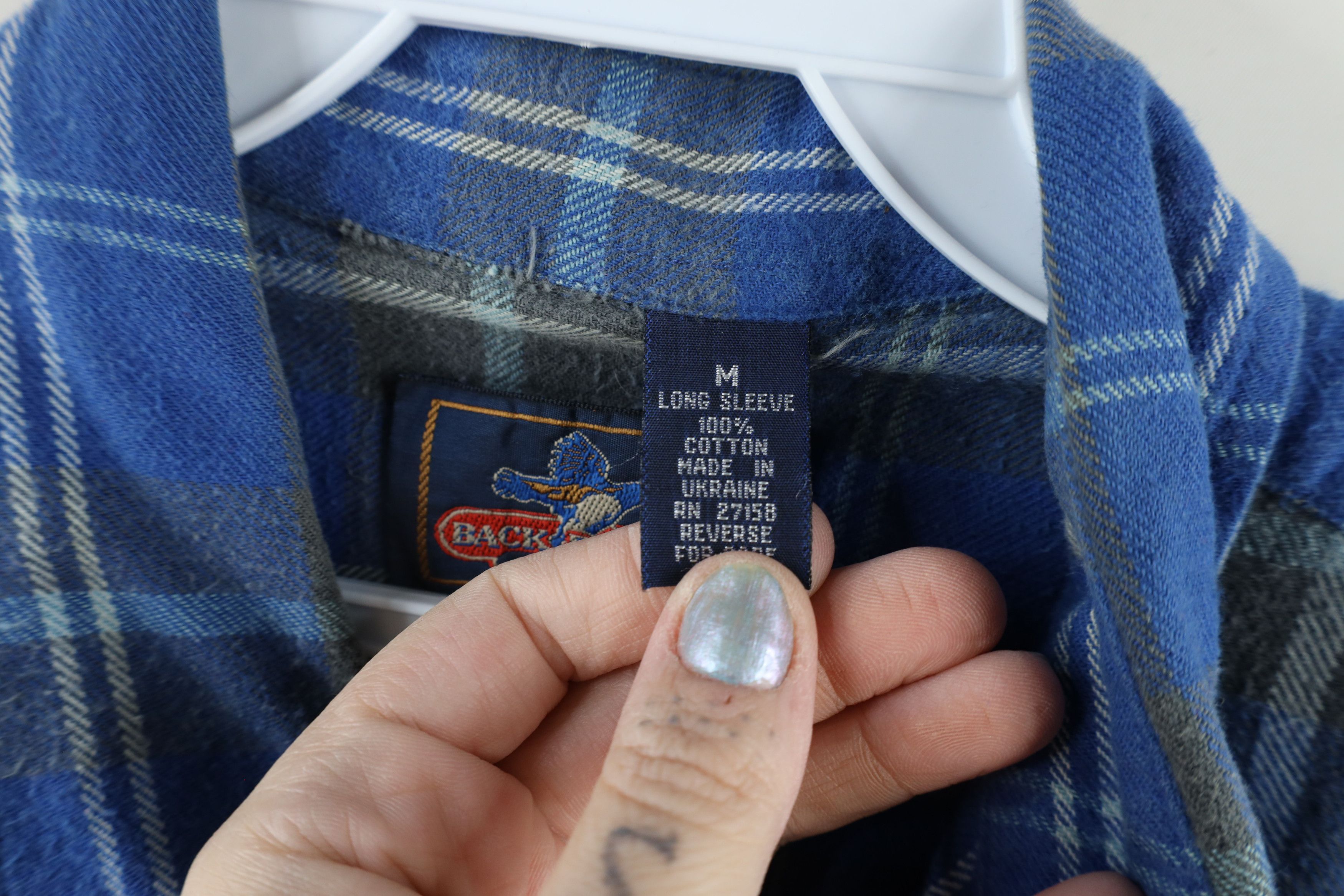 Vintage Vintage 90s Streetwear Flannel Collared Button Down Shirt Size US M / EU 48-50 / 2 - 8 Thumbnail