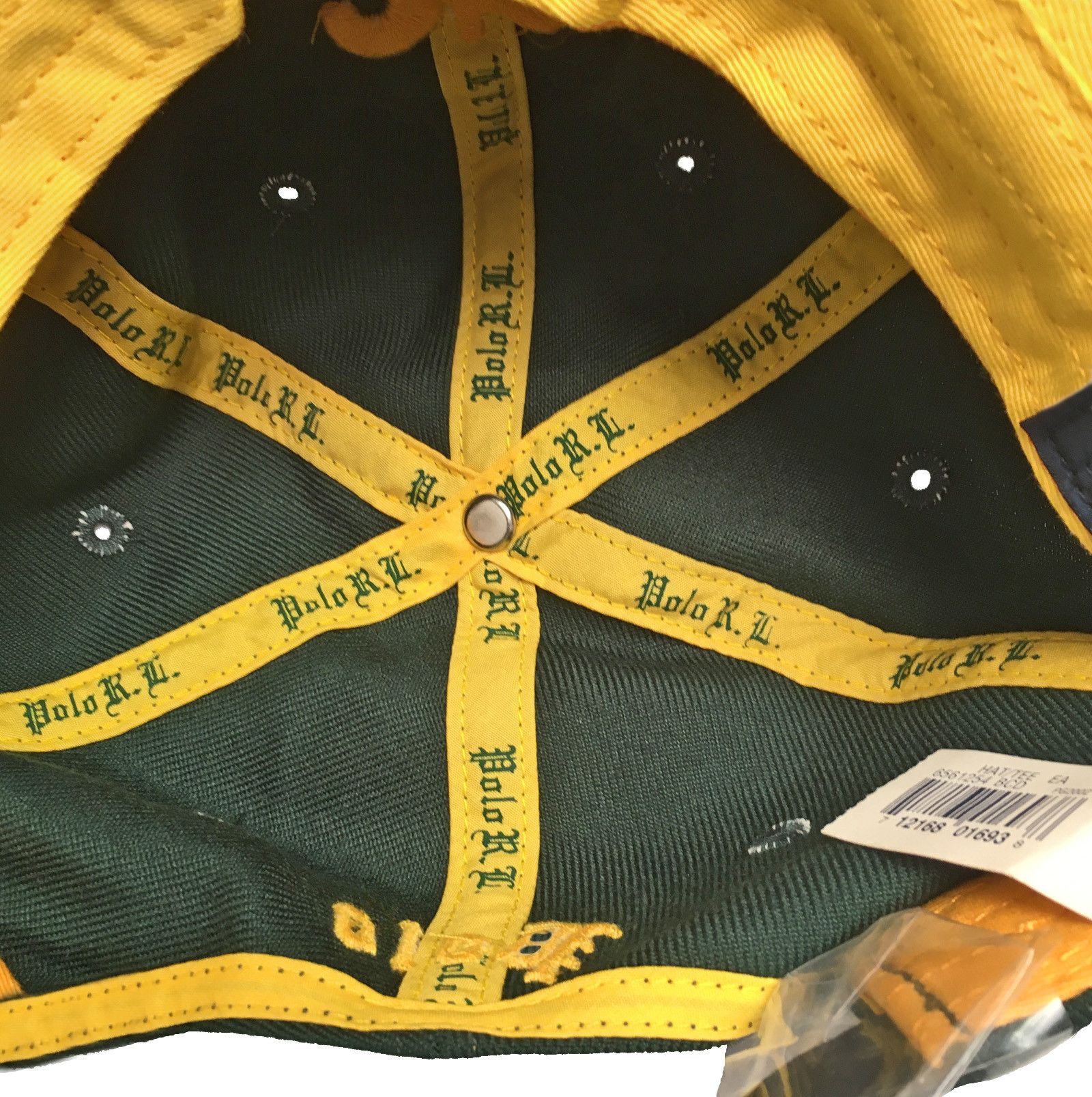 Polo Ralph Lauren NEW RARE Vintage Polo Ralph Lauren Baseball Hat Green Wool Size ONE SIZE - 3 Thumbnail