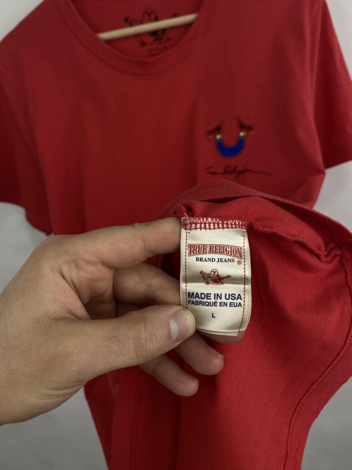 True Religion 🇺🇸 Vintage True Religion Made in USA T-Shirt Rare Hype Y2K Size US L / EU 52-54 / 3 - 7 Thumbnail