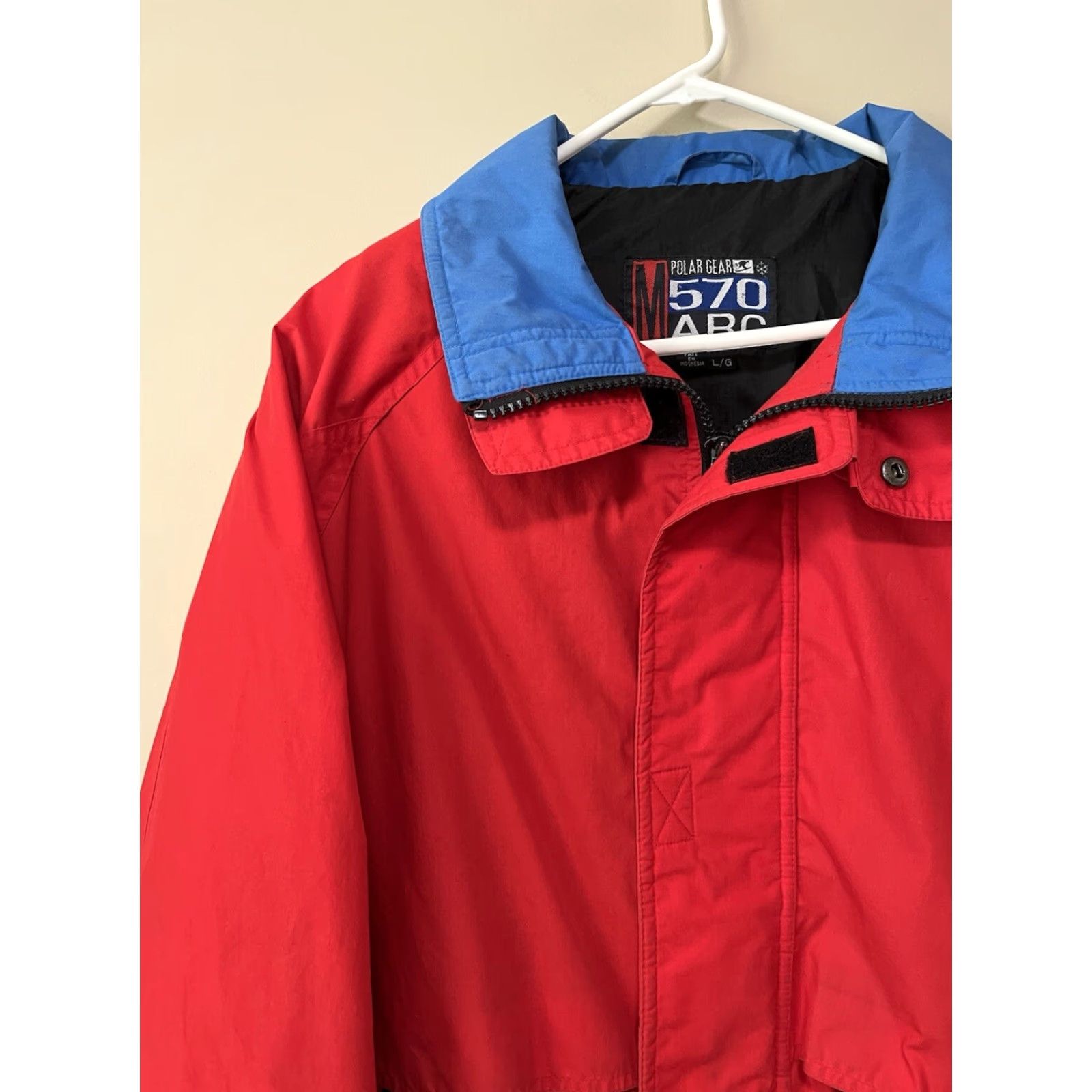 Vintage VINTAGE Polar Gear Womens Jacket Outdoor Red Zip Coat Middle Length Long Sleeve Size L / US 10 / IT 46 - 4 Thumbnail