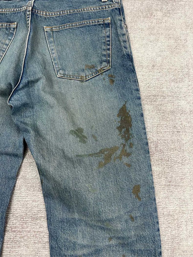 Helmut Lang Helmut lang I am looking for mud dyed ink-splashing jeans 2 Size US 33 - 5 Thumbnail