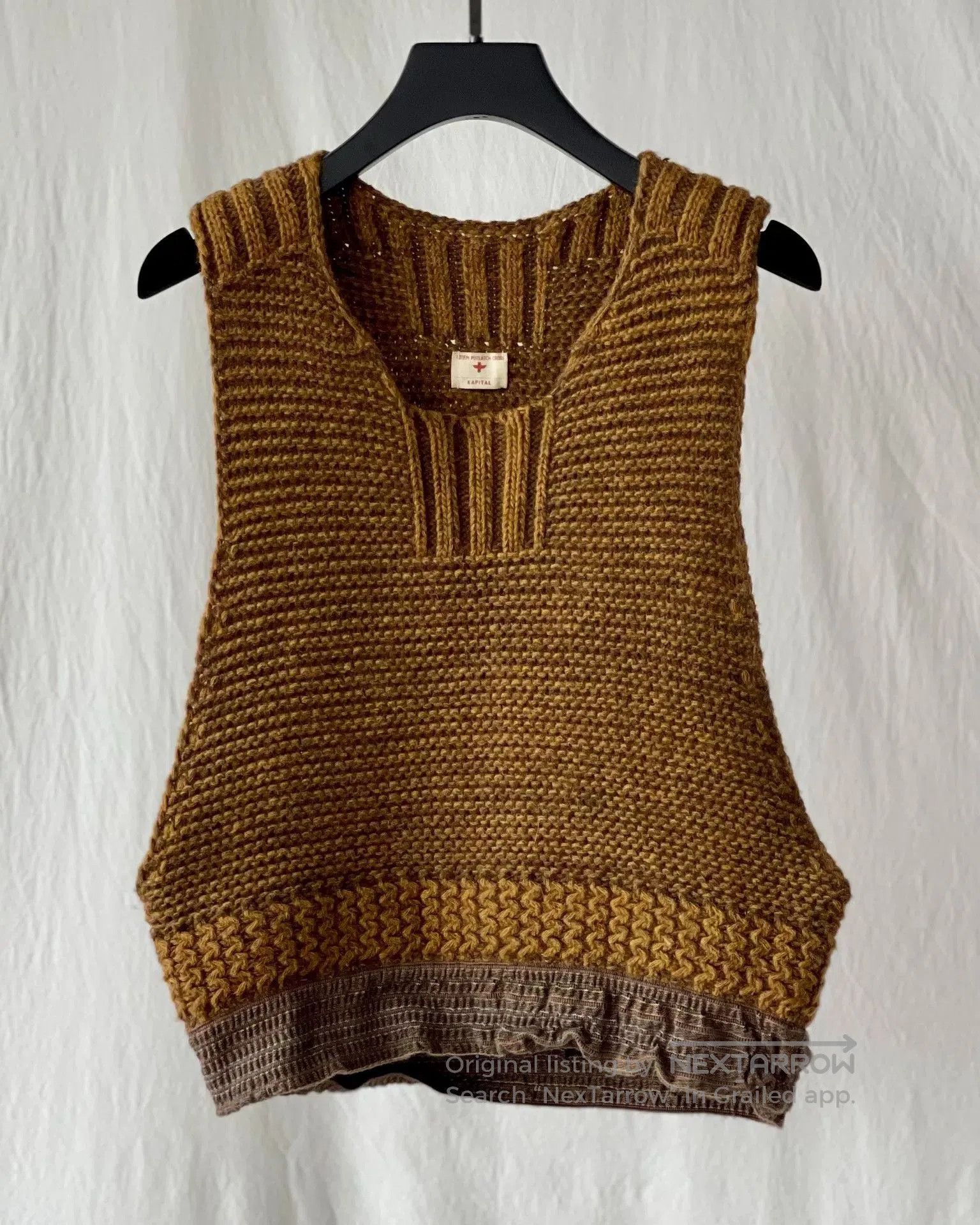 Kapital Kapital Totem Potlatch Cross Sweater Vest. Size S / US 4 / IT 40 - 4 Thumbnail