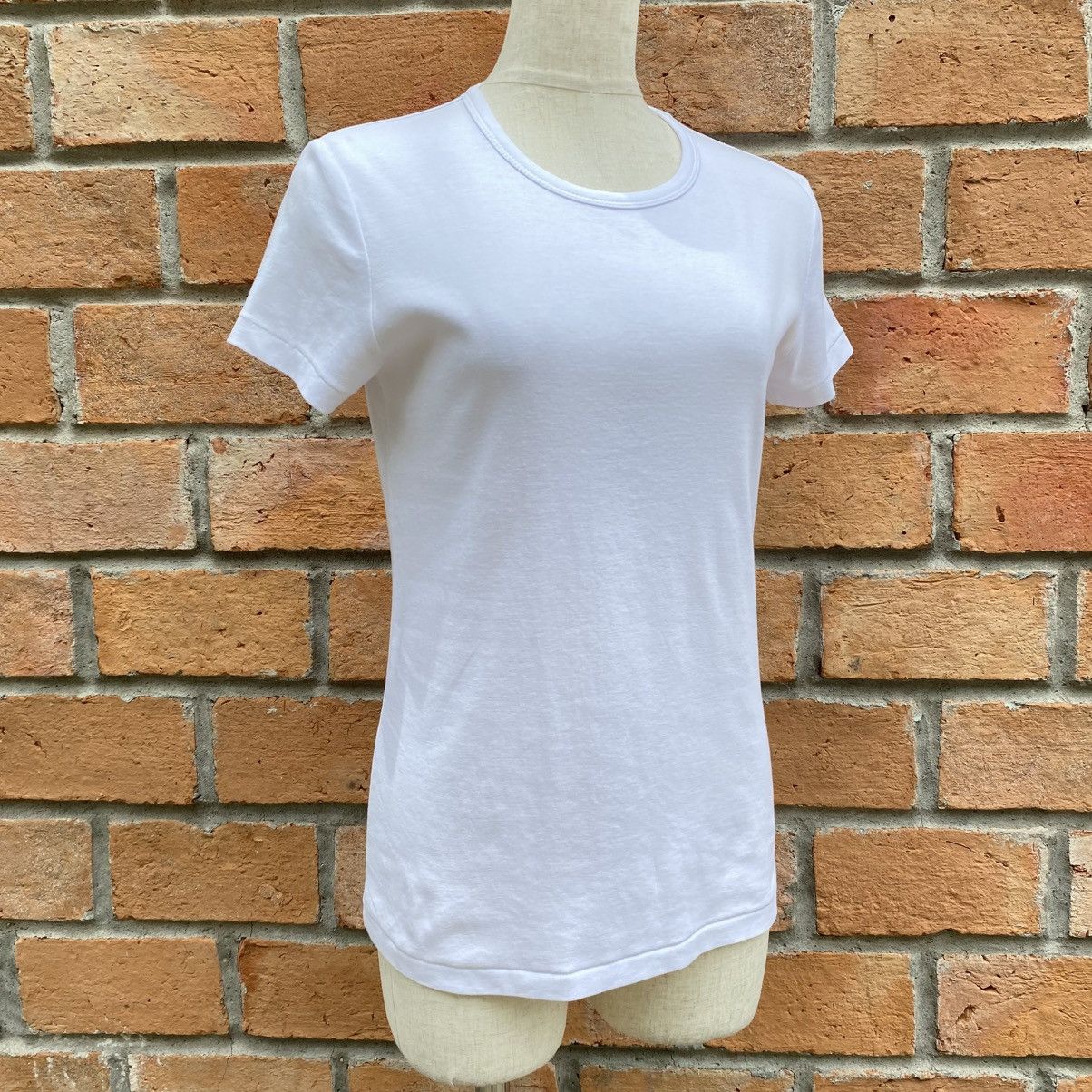 Jil Sander Jil Sander White Crew Neck Tee Size M / US 6-8 / IT 42-44 - 1 Thumbnail