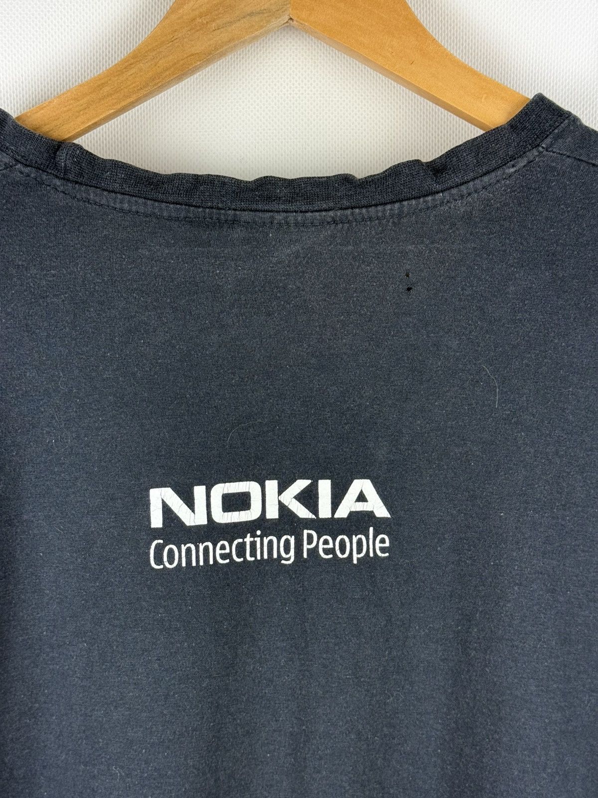 Vintage Nokia Connecting People Vintage Short Sleeve Promo T Shirt Size US XL / EU 56 / 4 - 18 Thumbnail